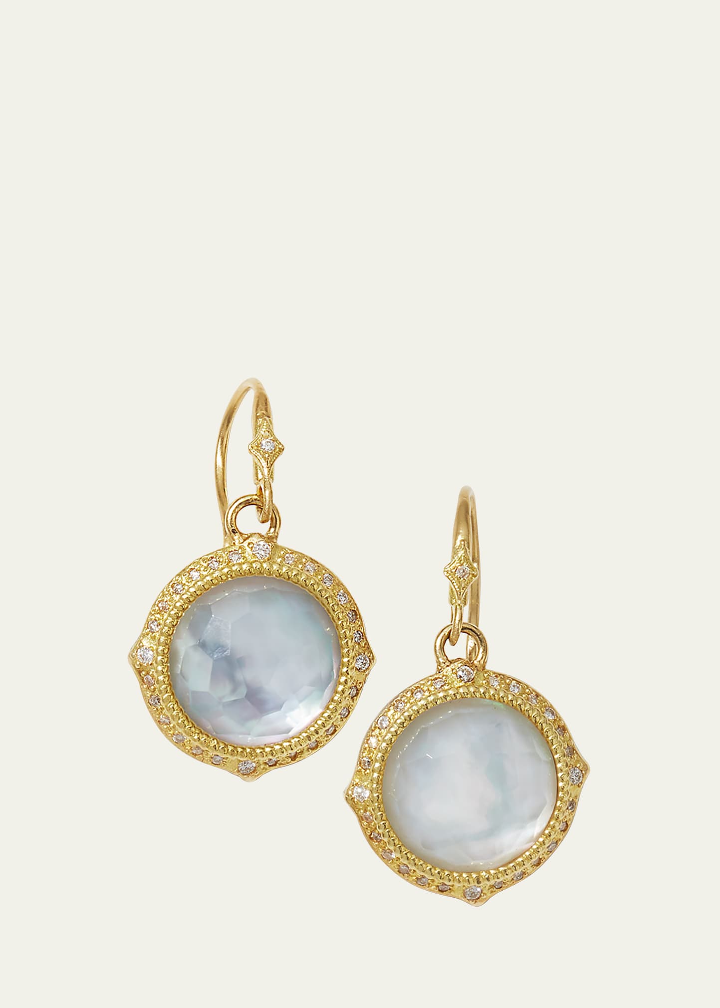 Armenta Old World Mother-of-Pearl 12mm Drop Earrings