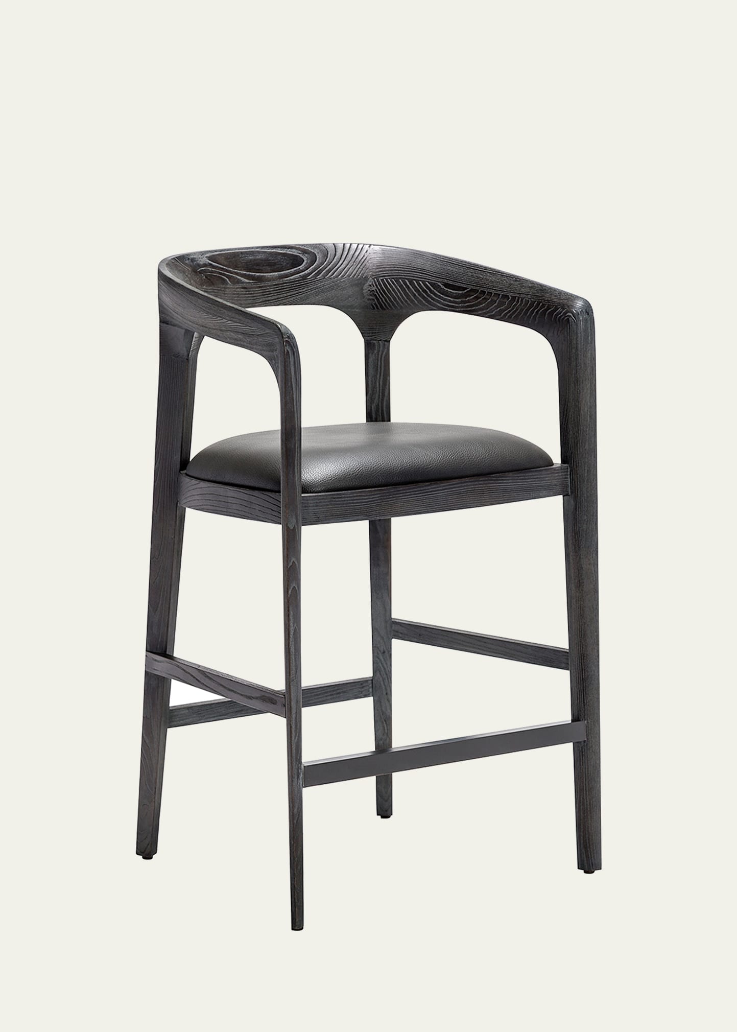 Interlude Home Kendra Counter Stool In Black