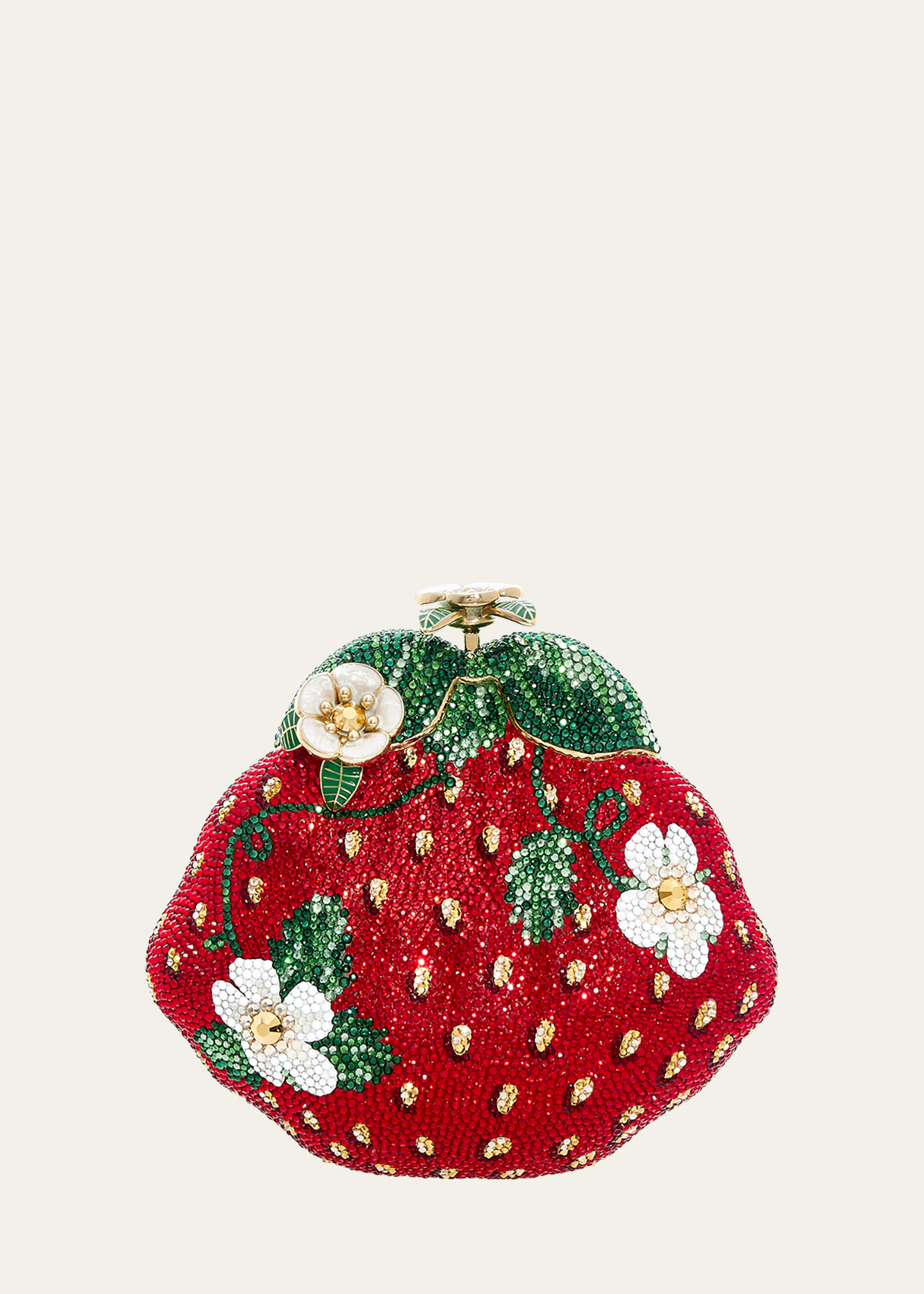Strawberry Crystal Clutch Bag