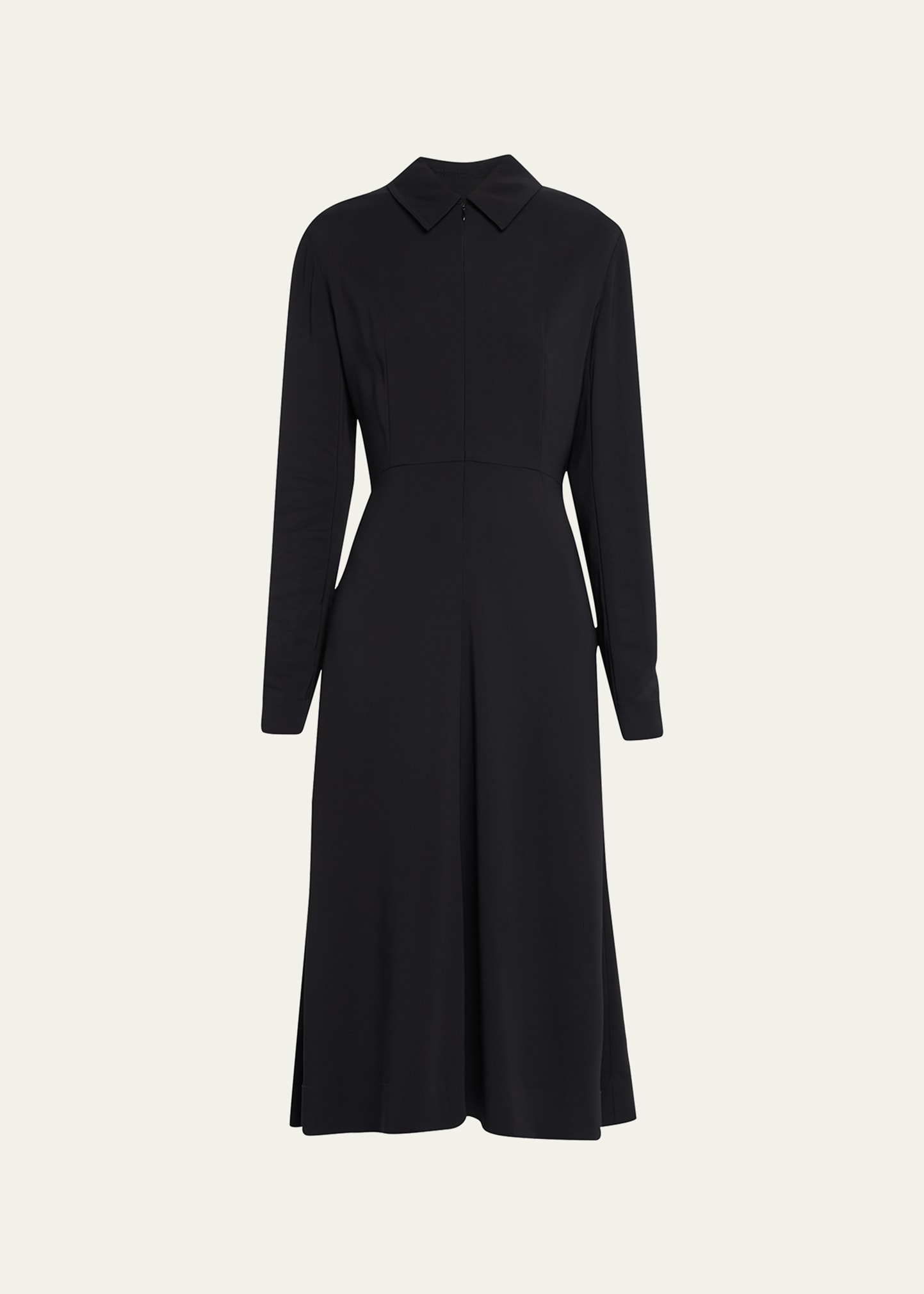 CO LONG-SLEEVE MIDI SHIRTDRESS