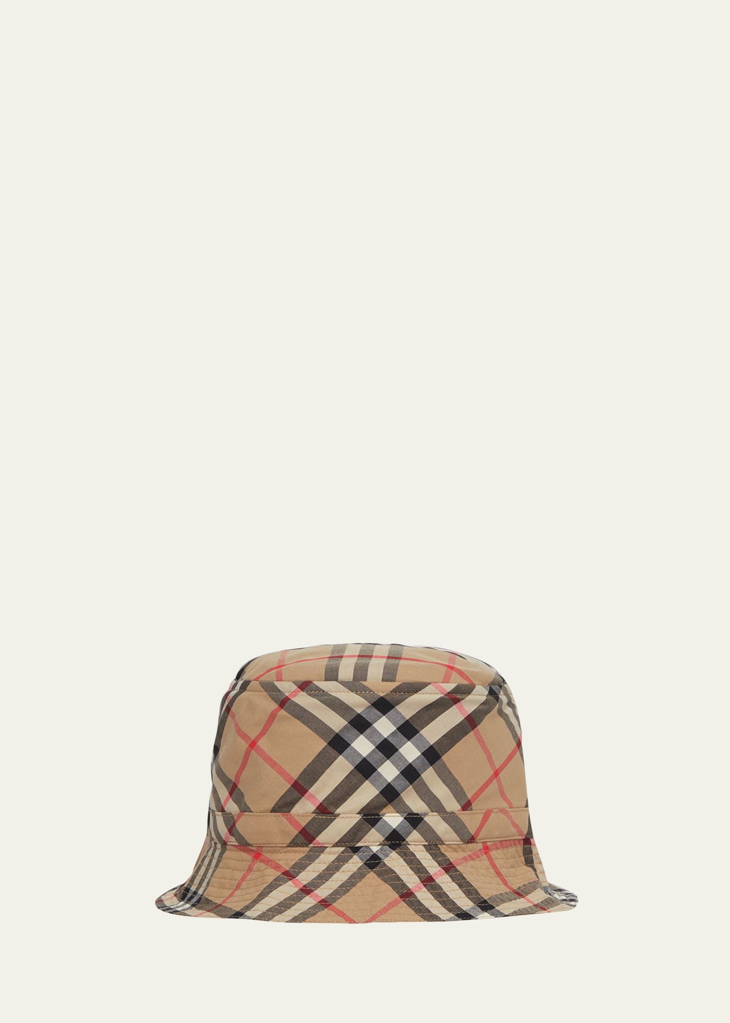 Mh 2 Panel Hat - Burberry - Beige - Cotton