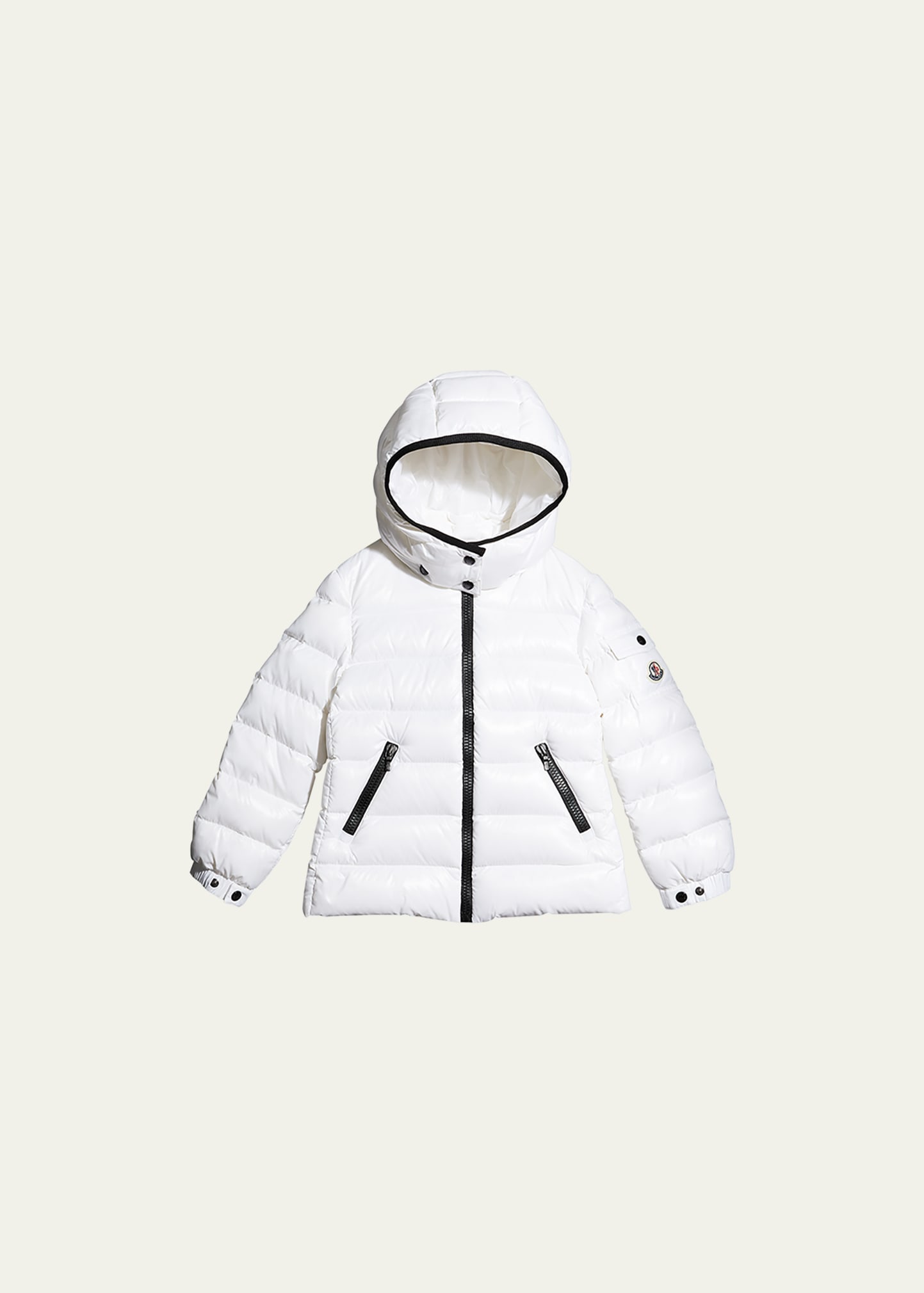 Moncler Girls Bady Jacket - Big Kid In White