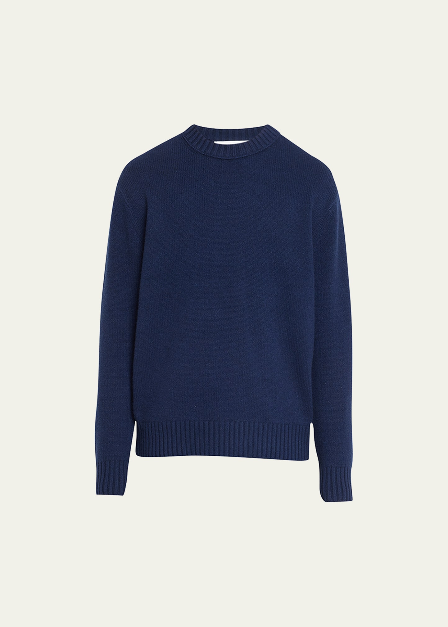Frame Cashmere Crewneck Sweater In Navy