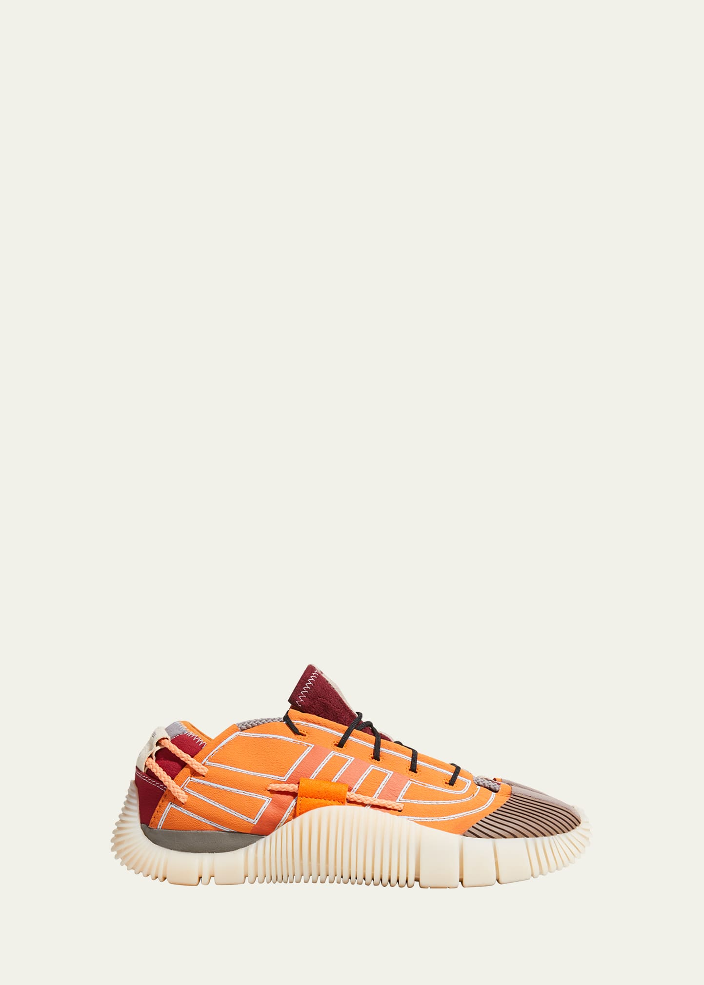 Adidas X Craig Green X Craig Green Scuba Colorblock Runner Sneakers In Tactile Orange