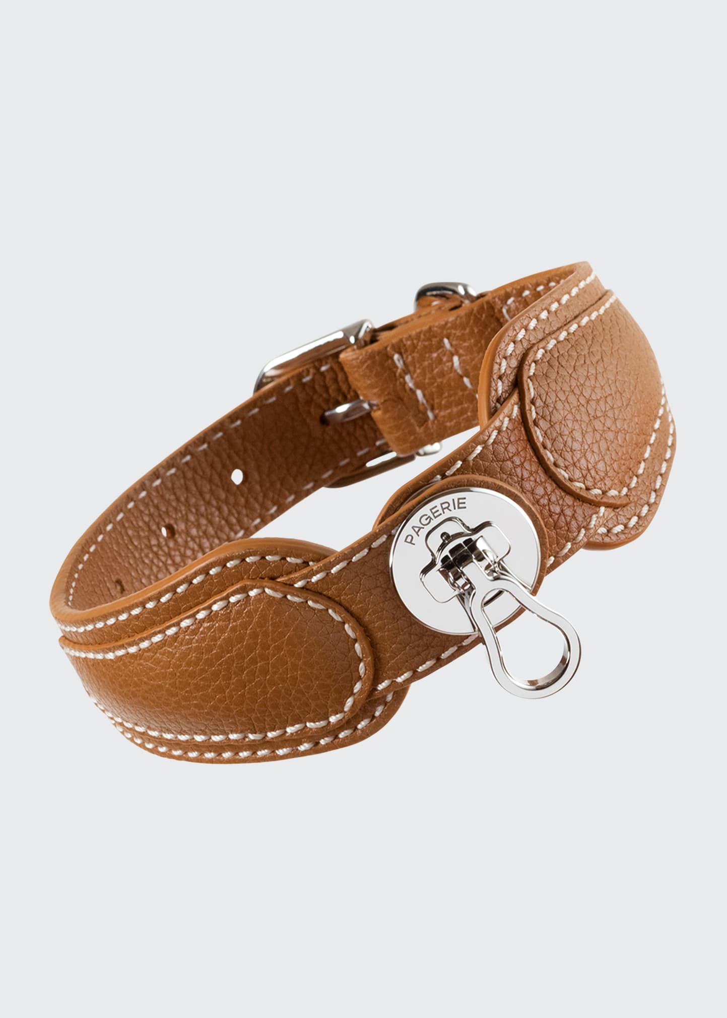 Pagerie The Dorro Dog Collar In Saddle