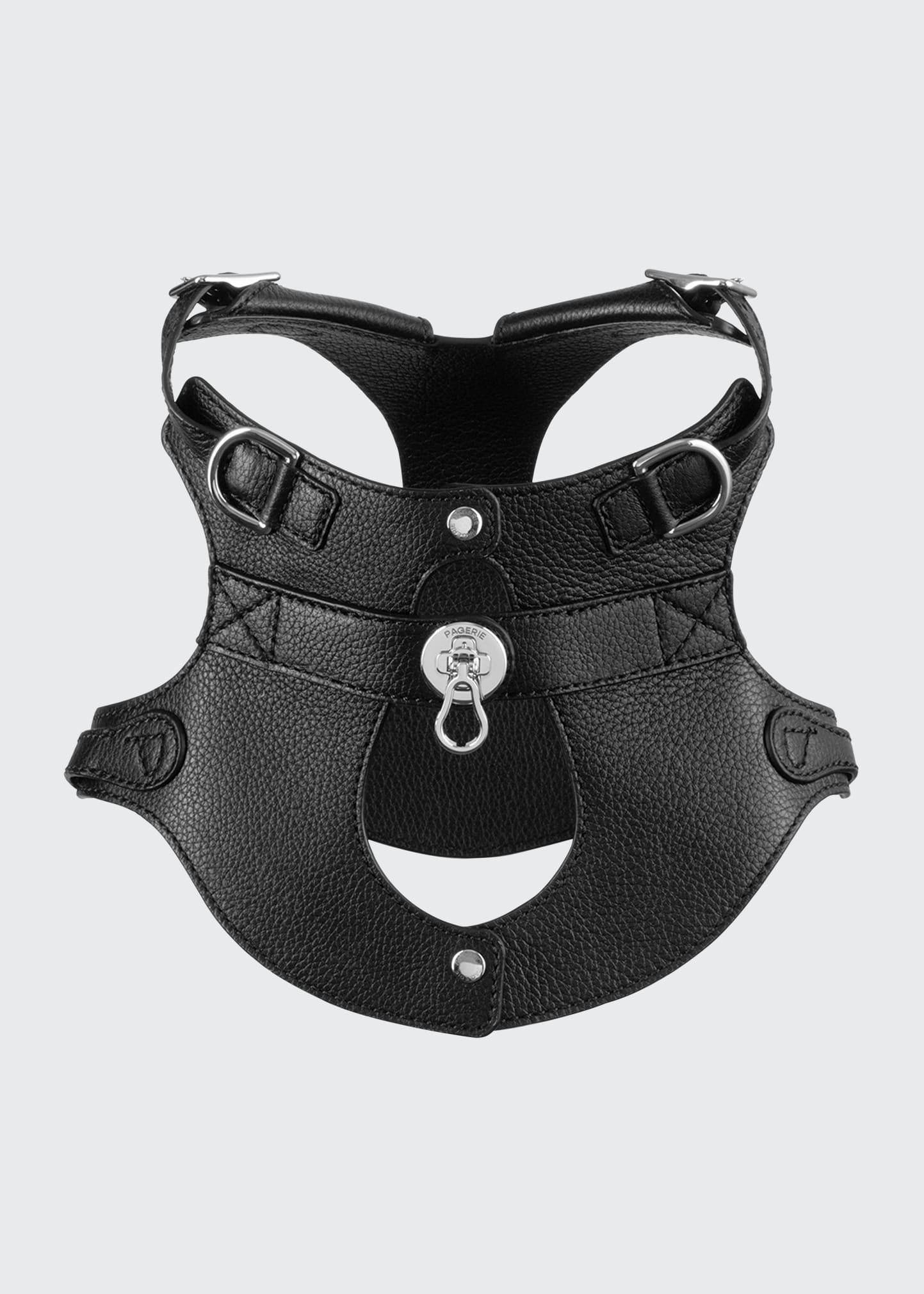 Pagerie The Colombo Dog Harness In Noir