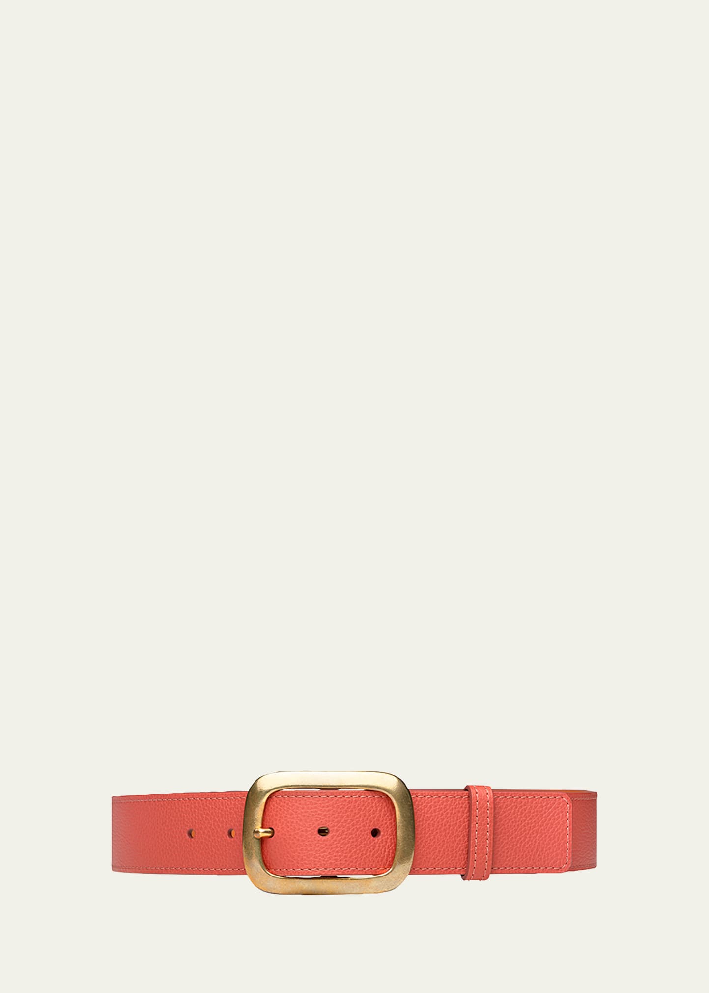 Vaincourt Paris La Captivante Pebbled Leather Belt In Cimarron
