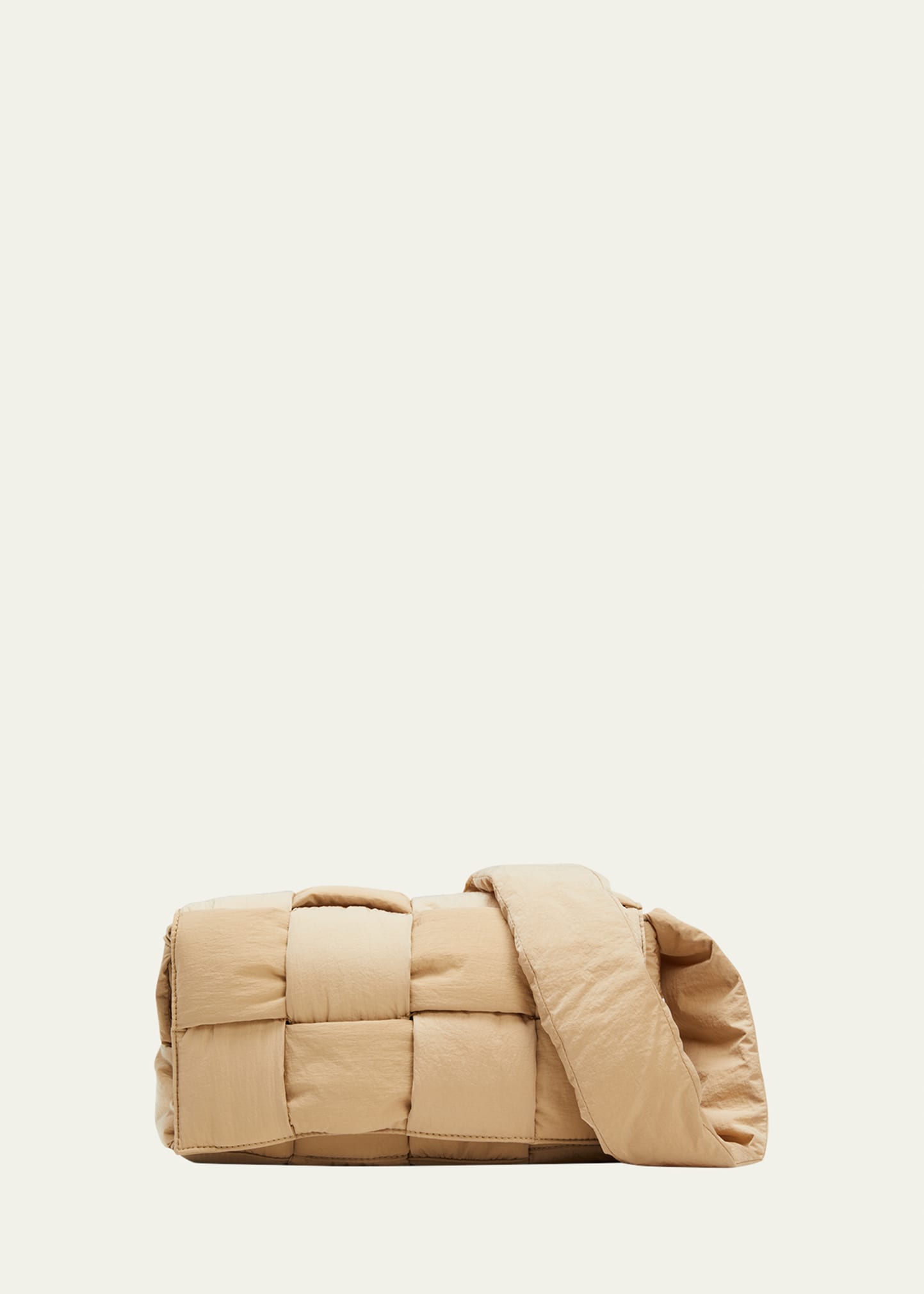 Bottega Veneta Men's Borsa Woven Nylon Crossbody Bag
