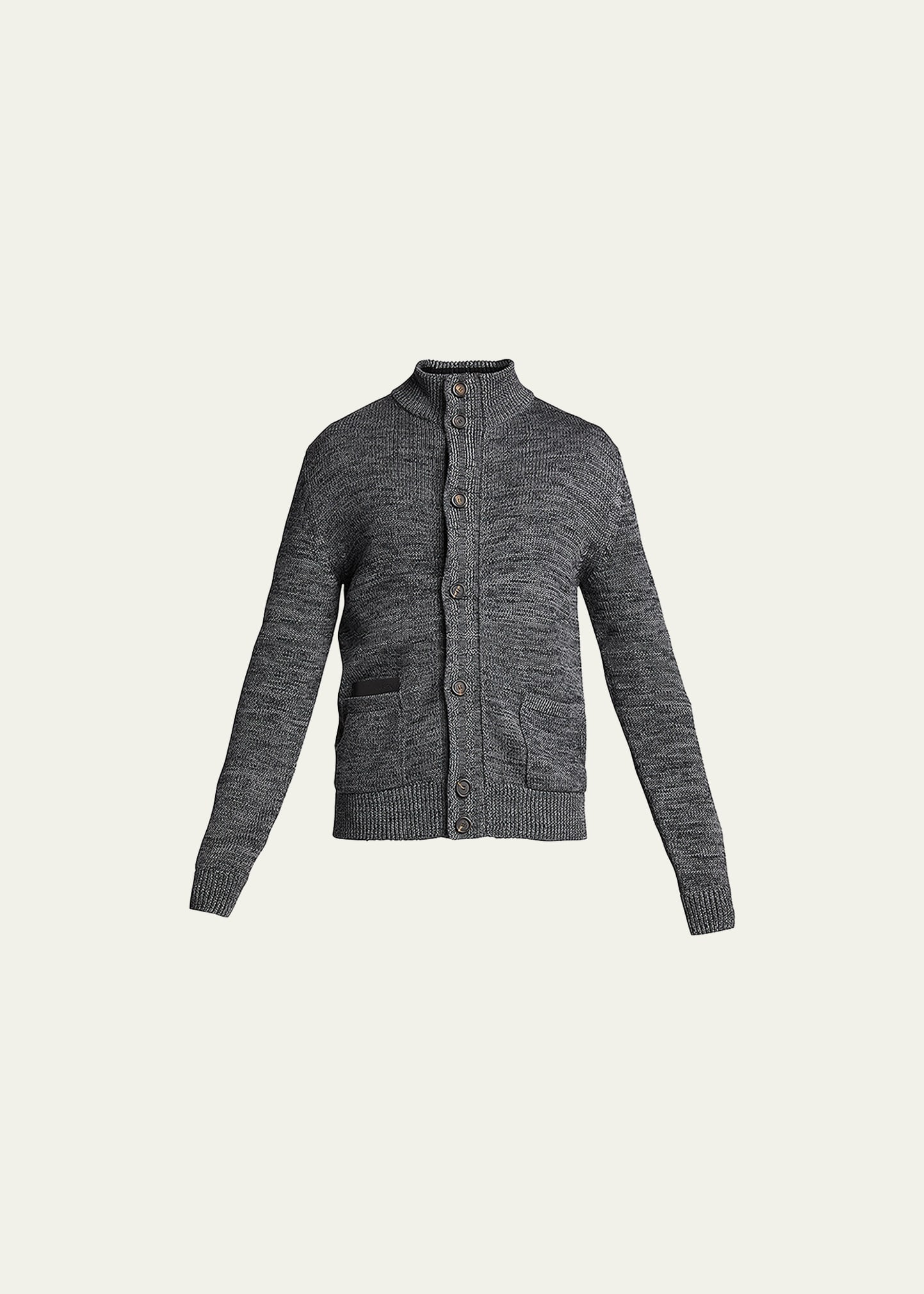 Men's Wool-Cashmere Cardigan Sweater