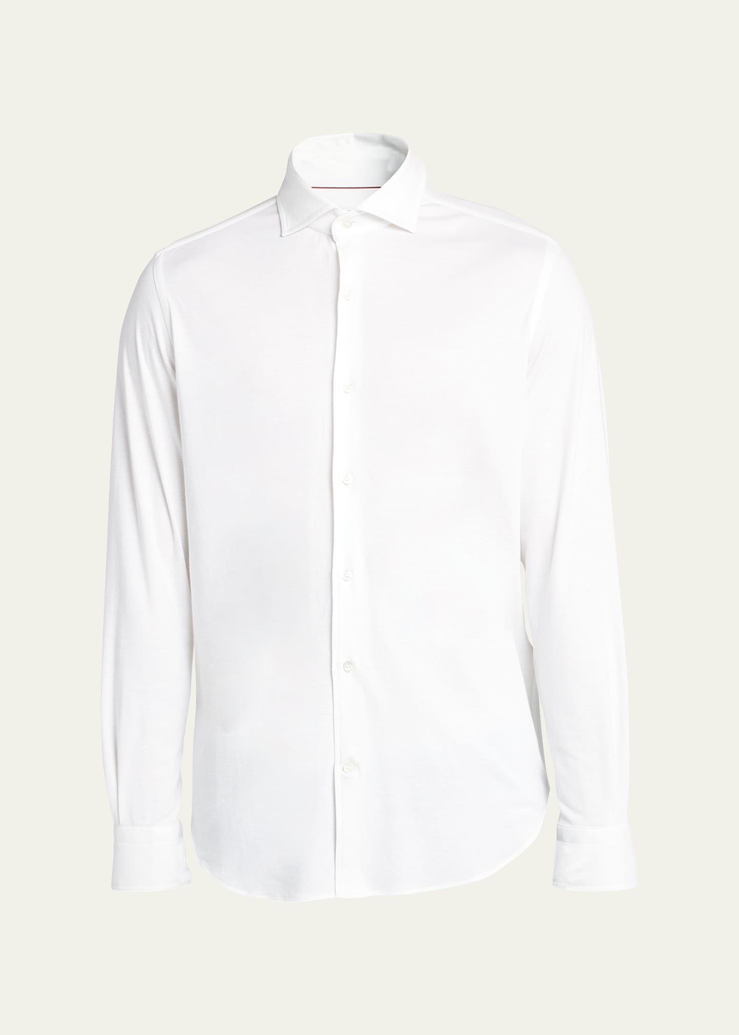 Shop Loro Piana Men's Andrew Jersey Sport Shirt In White