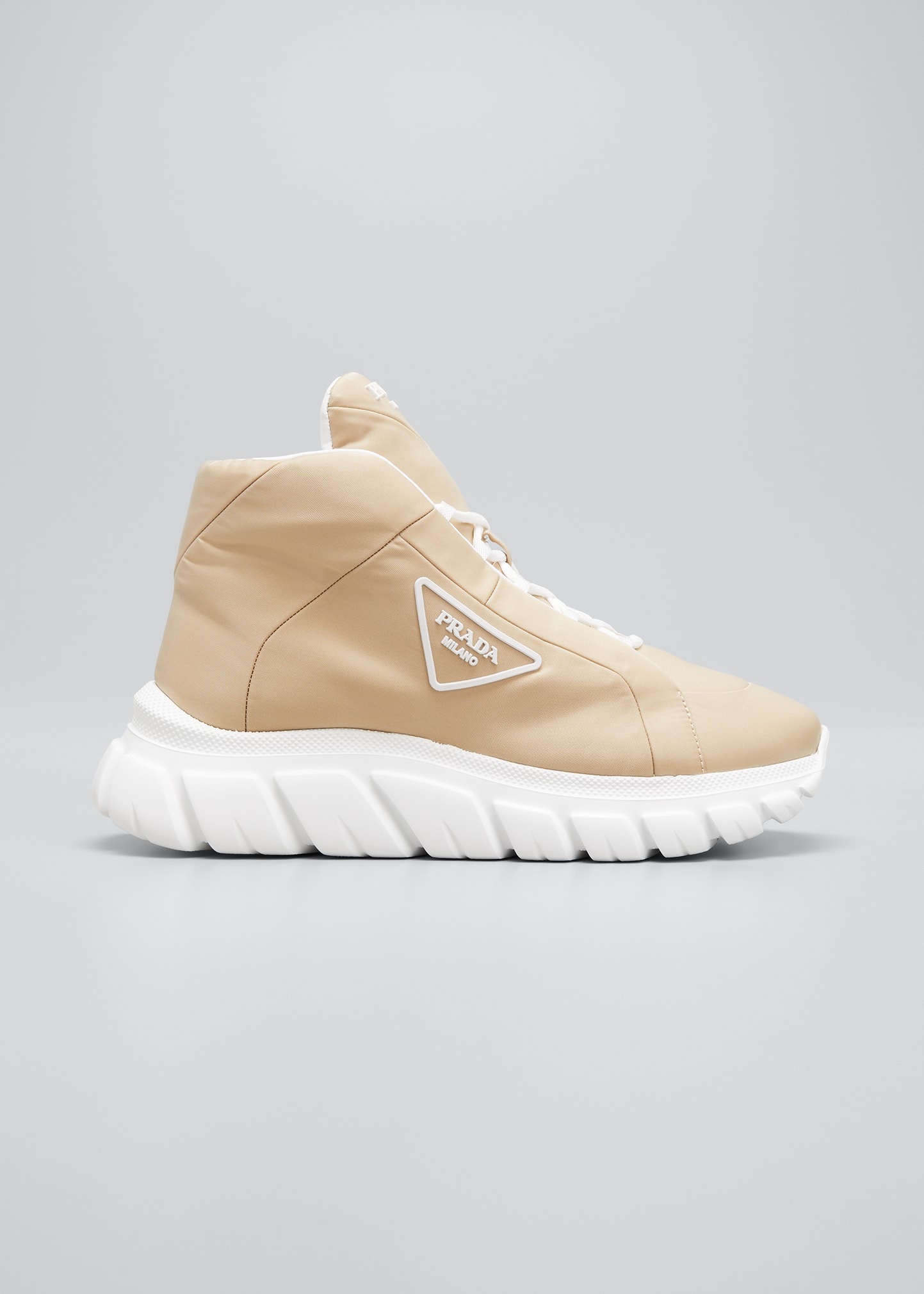 prada nylon fashion sneakers