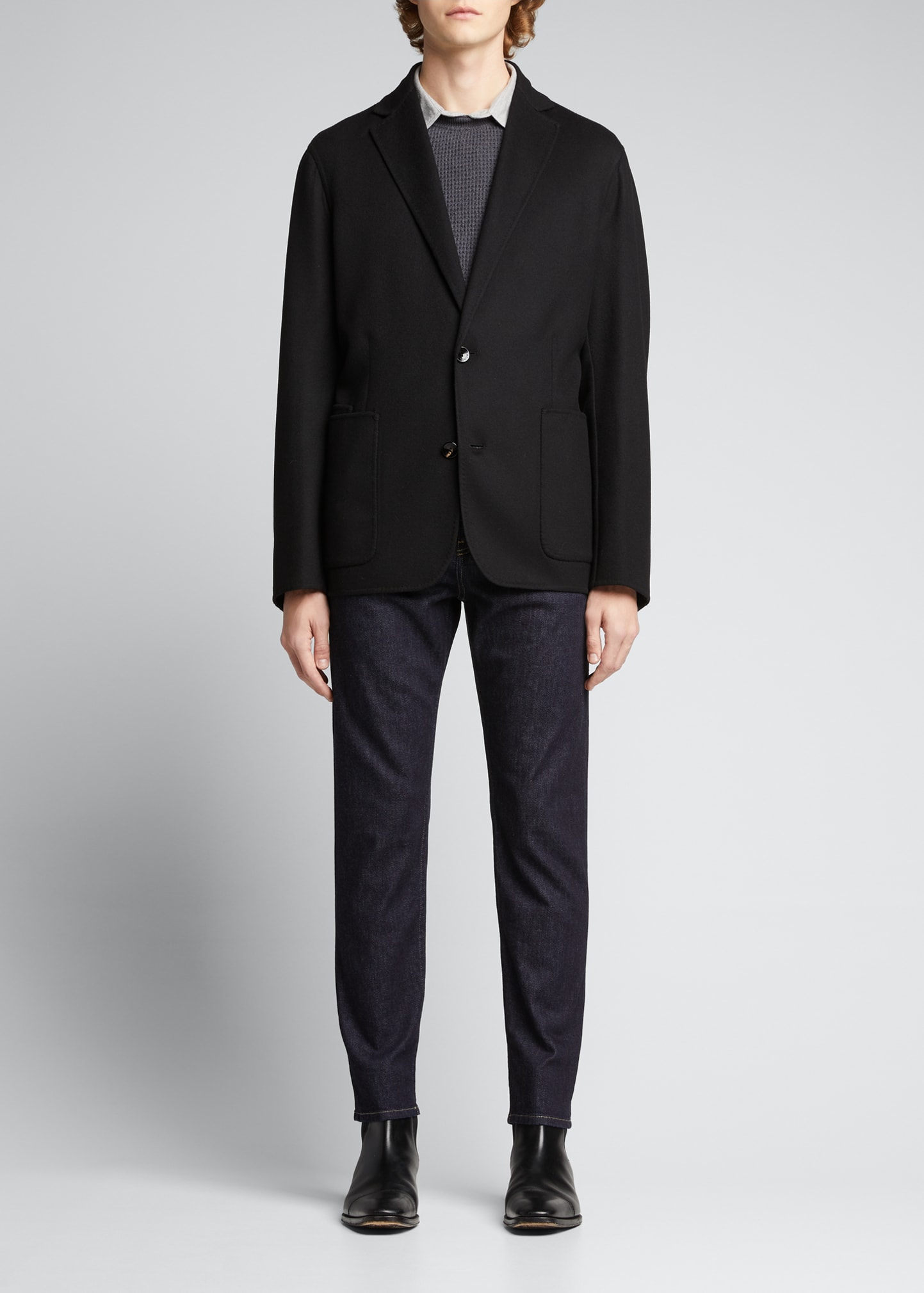 Cashmere Single-Breasted Jacket
