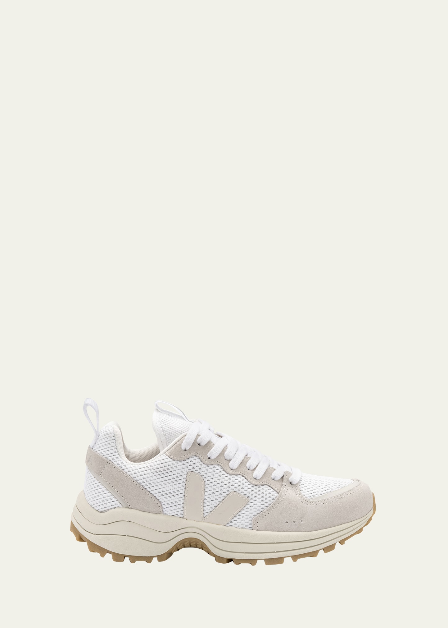 Shop Veja Venturi Bicolor Suede Running Sneakers In White Pierre Natu