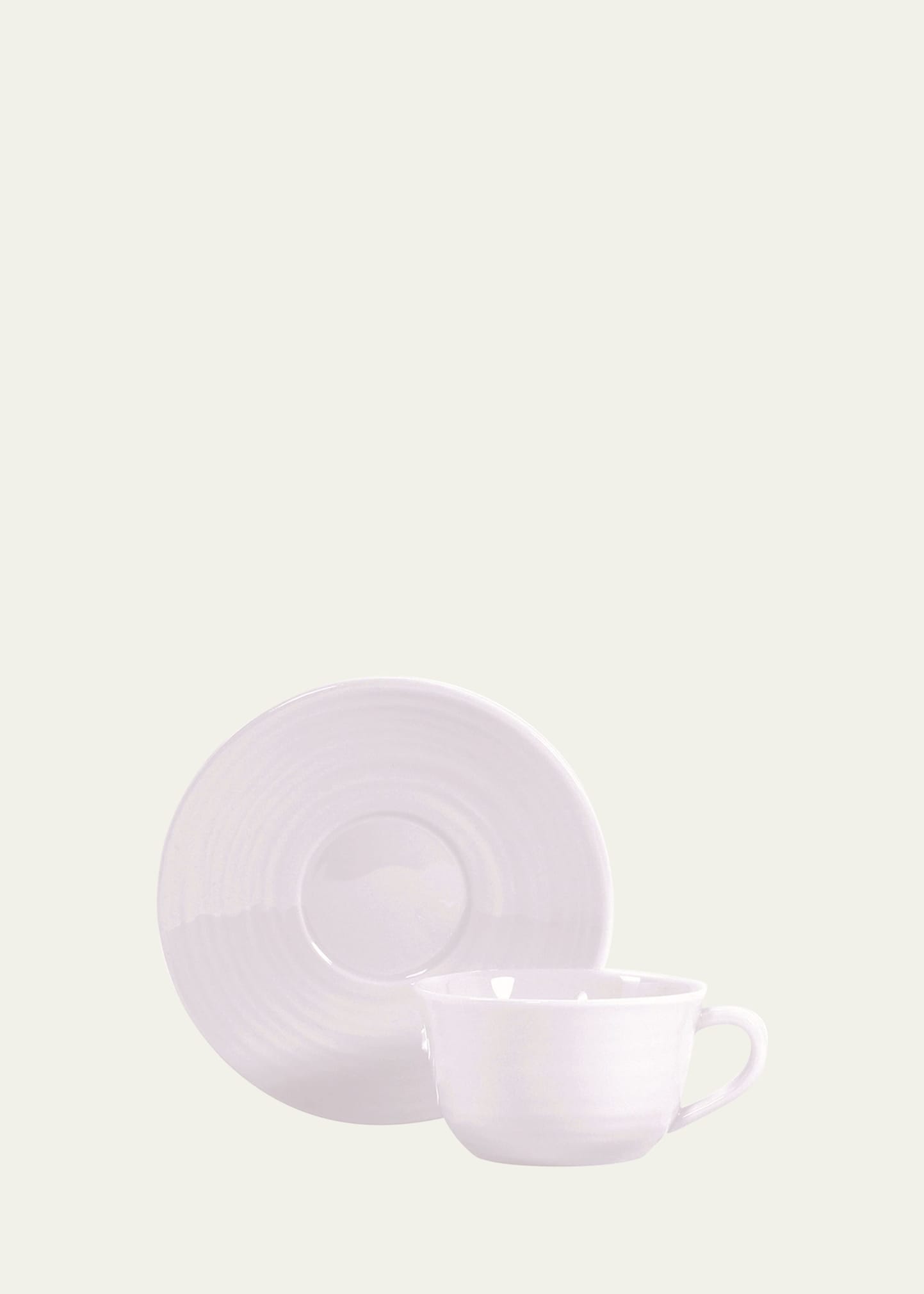 Bernardaud Origine Tea Saucer, White