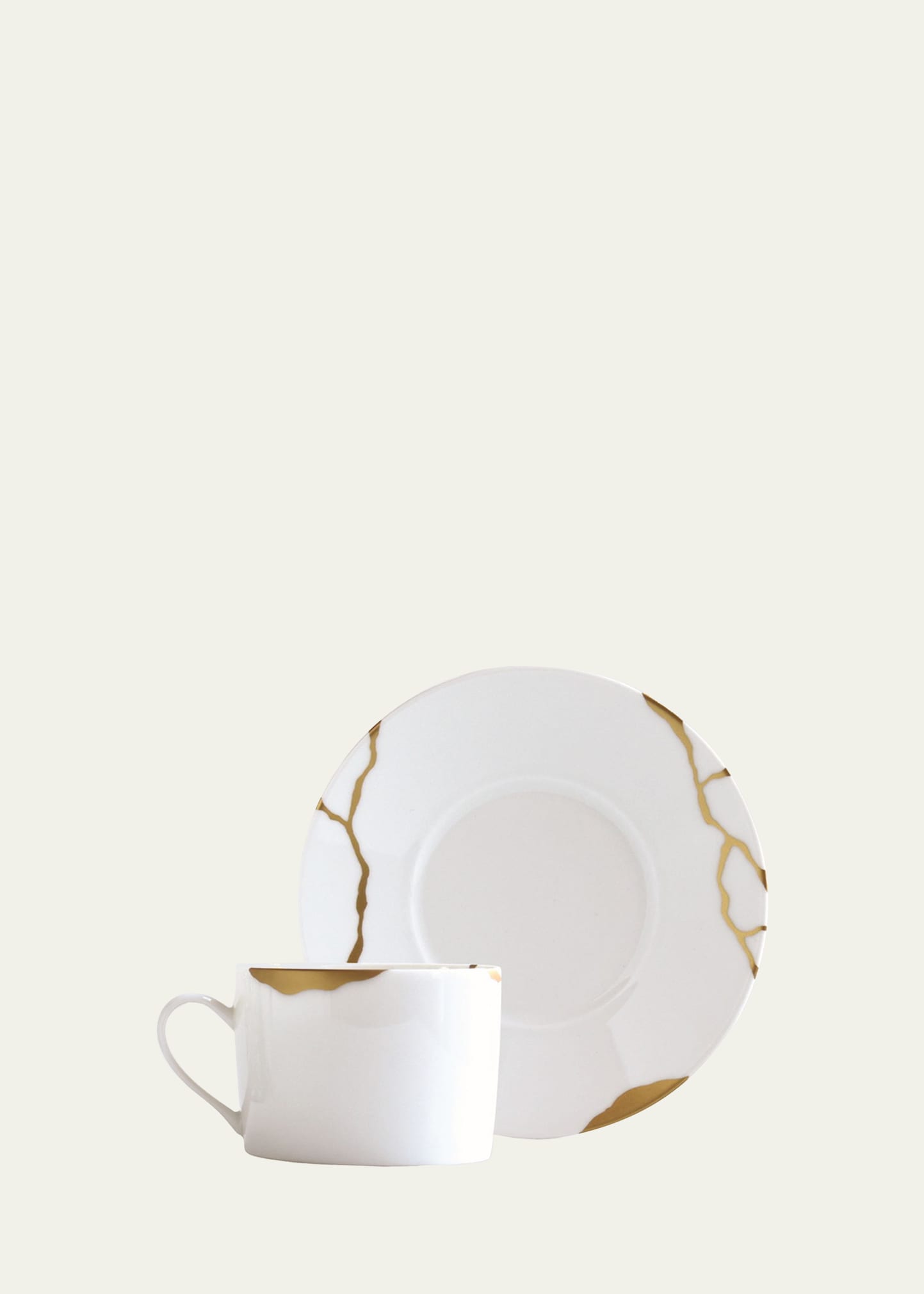 Bernardaud Kintsugi Tea Saucer (only) In White