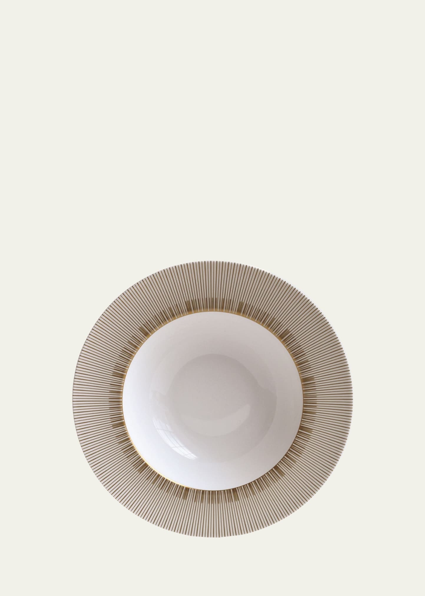 Bernardaud Sol Rim Soup Plate In Neutral
