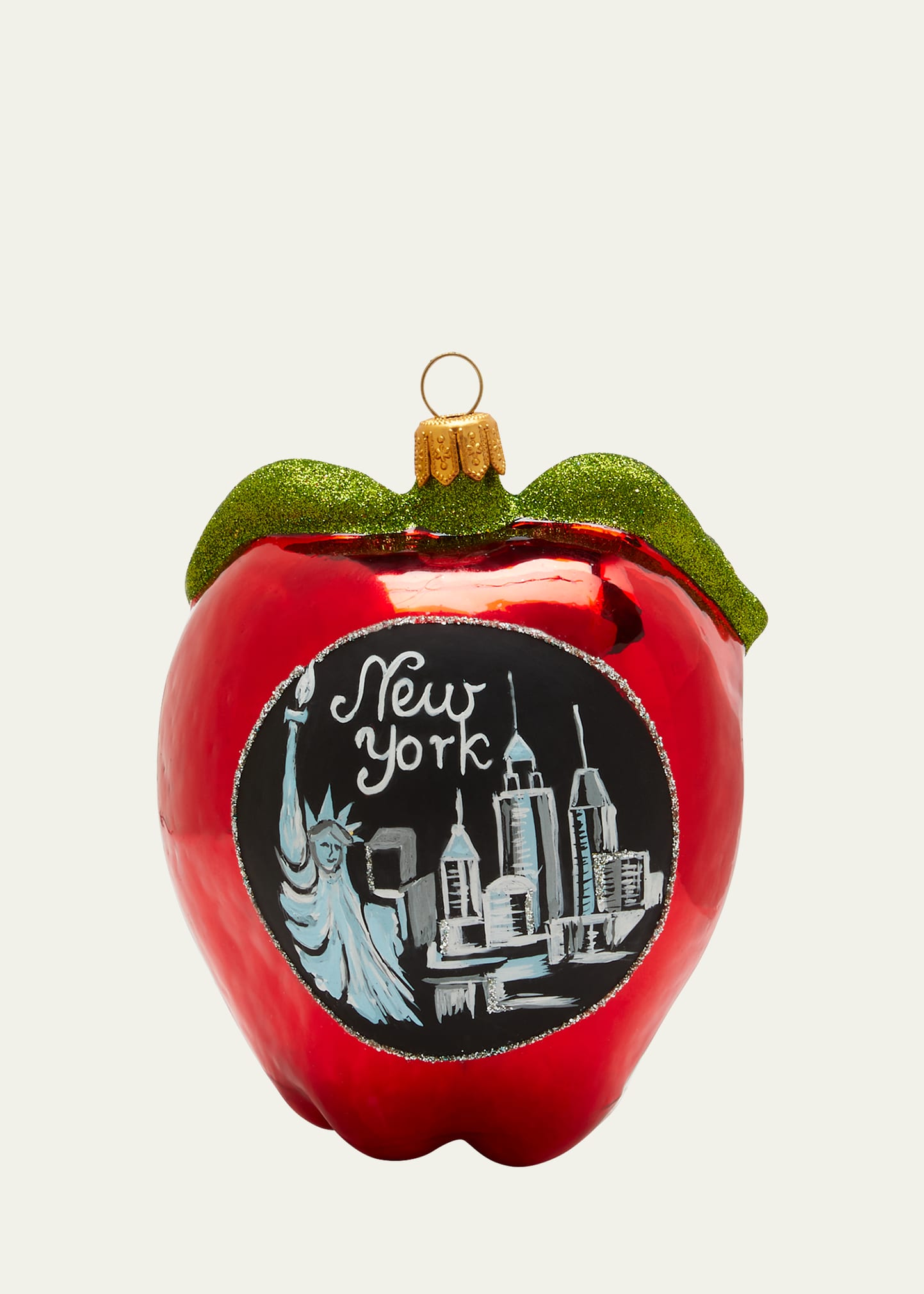 Bergdorf Goodman Ny Apple Christmas Ornament