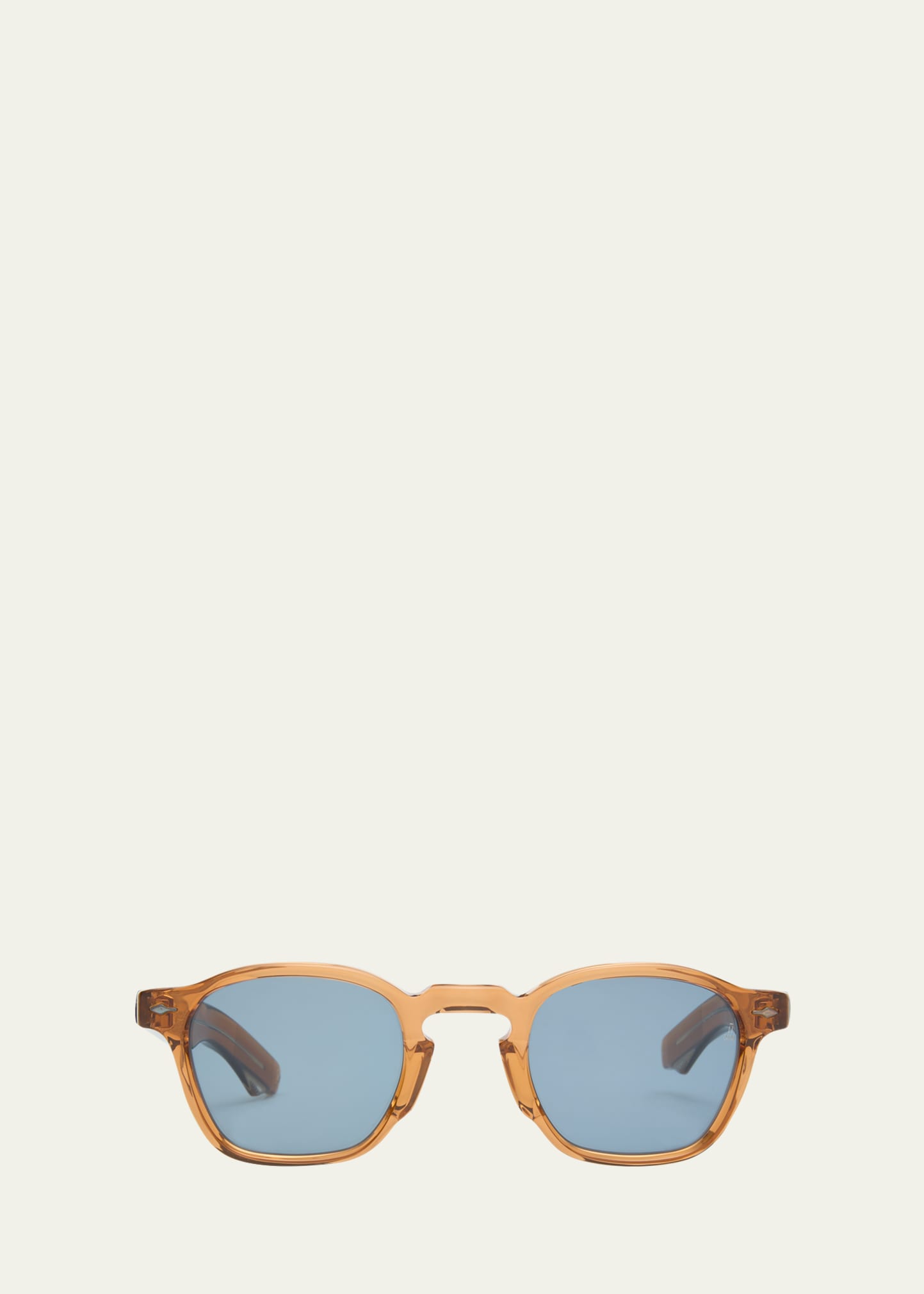 Jacques Marie Mage Men's Zephirin 47 Rounded Square Sunglasses