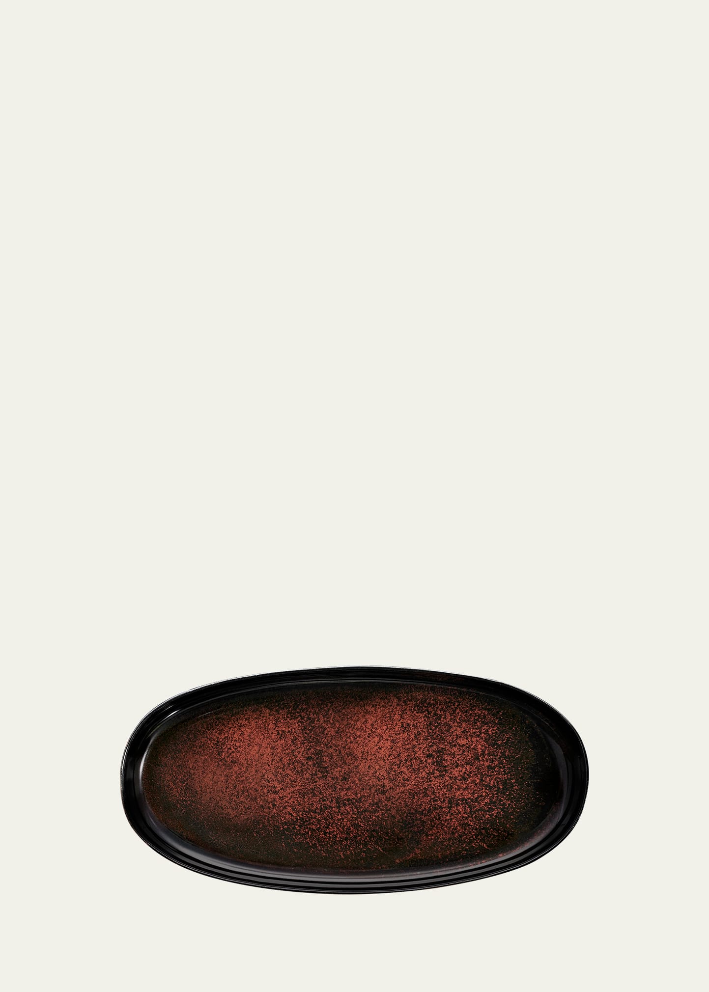 L'objet Terra Medium Oval Platter In Red