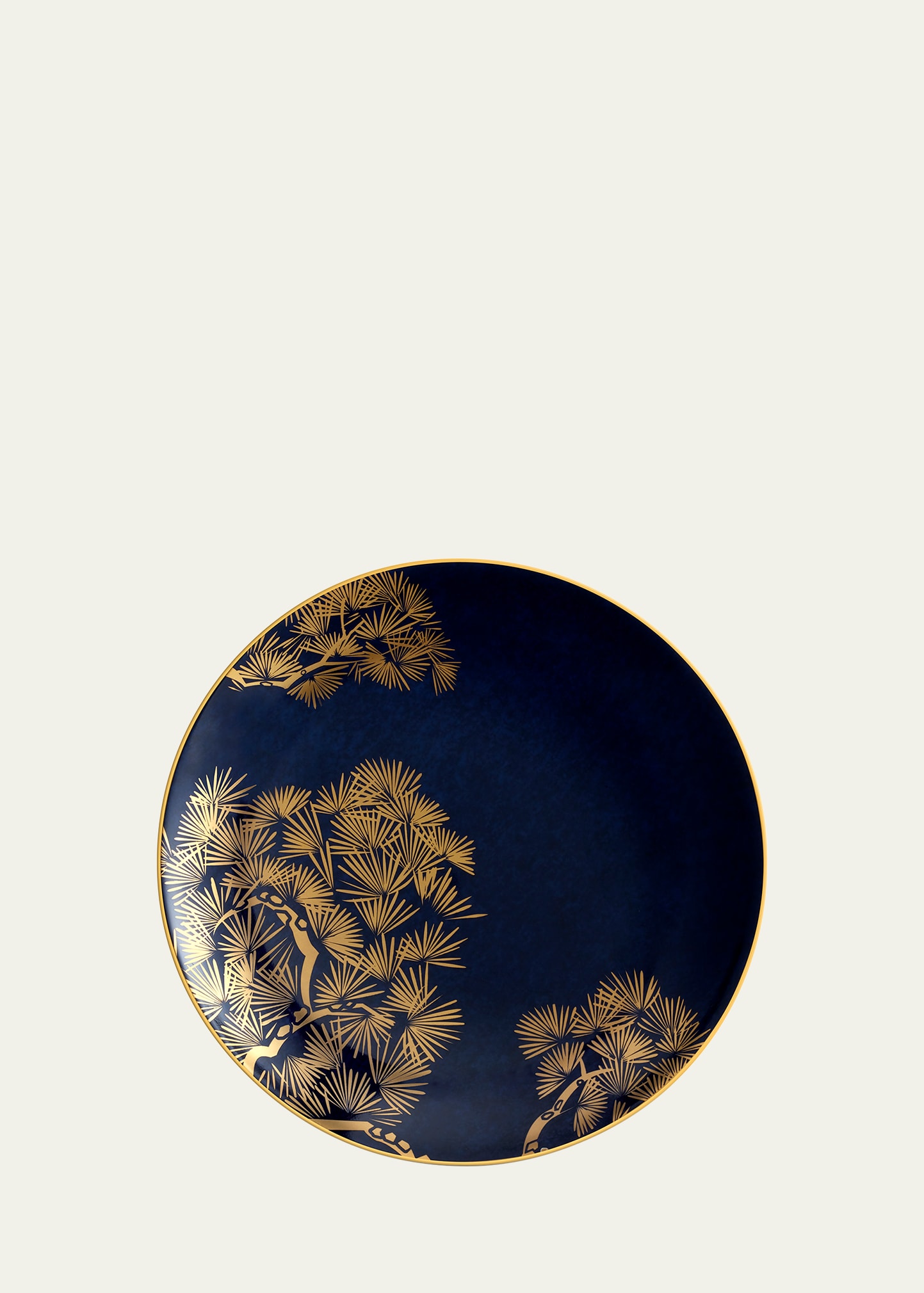 L'objet Zen 4-piece 24k Gold & Porcelain Dessert Plate Set