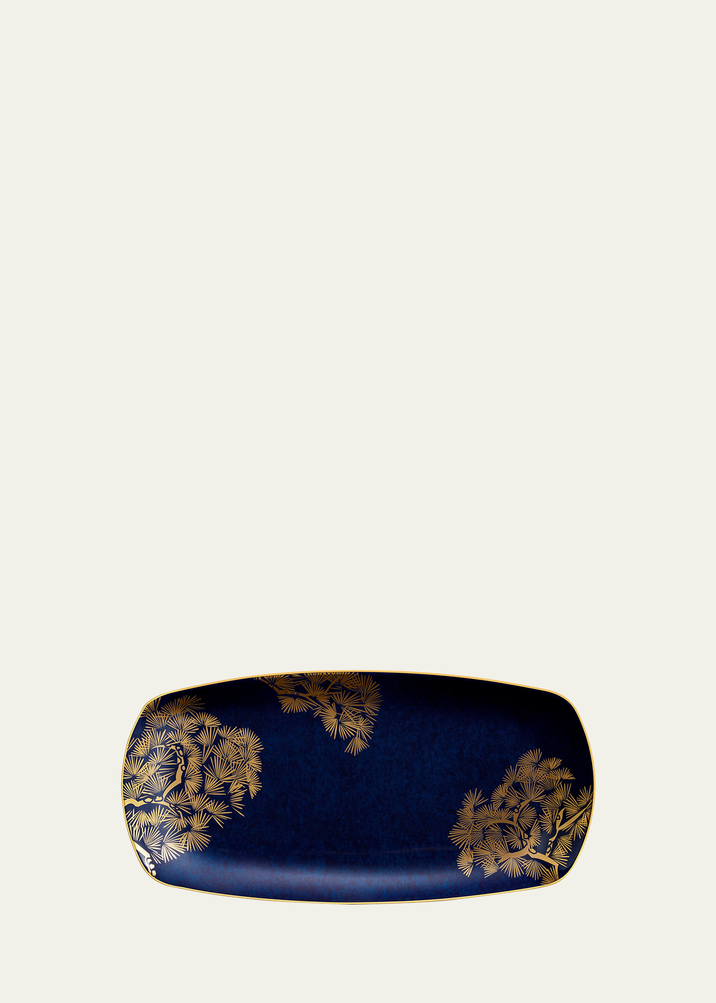 L'objet Zen Bonsai Medium Rectangular Tray In Brown