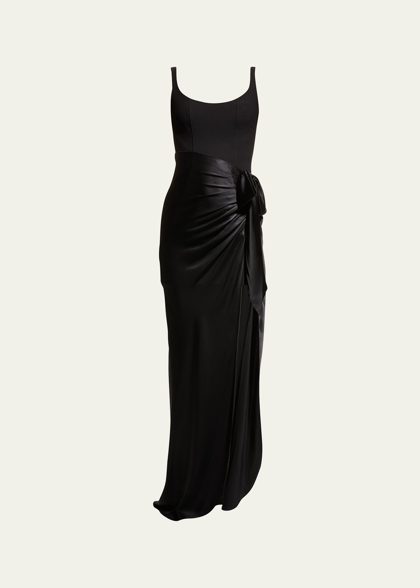 Shop Cinq À Sept Marian Sleeveless Gown In Black