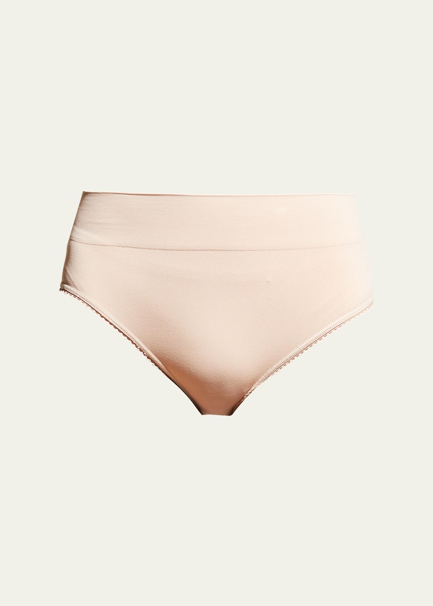 Wacoal Feeling Flexible Hi-cut Briefs In Rose Dust
