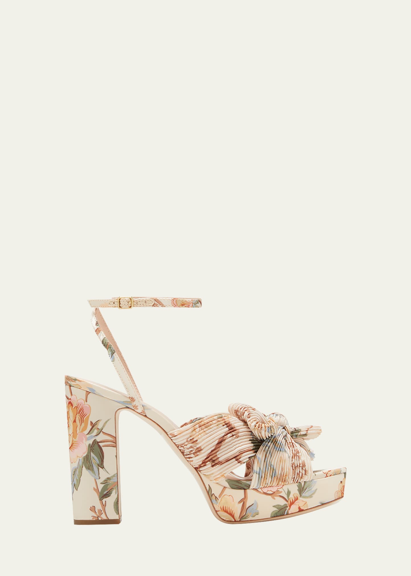 Loeffler Randall Women's Natalia Knotted Platform Sandals In Cbffl