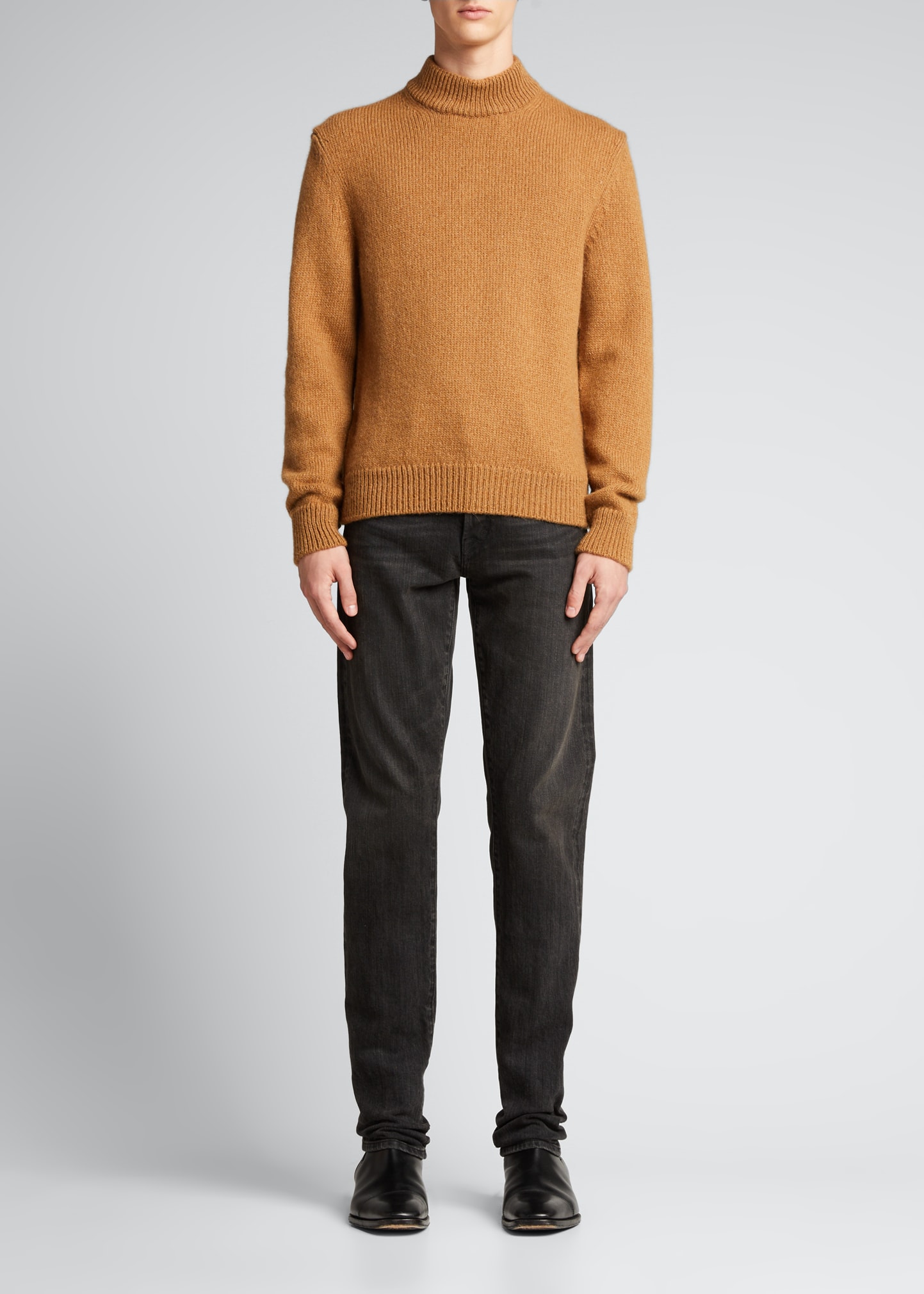 TOM FORD Men's Cashmere-Wool Turtleneck Sweater | Smart Closet