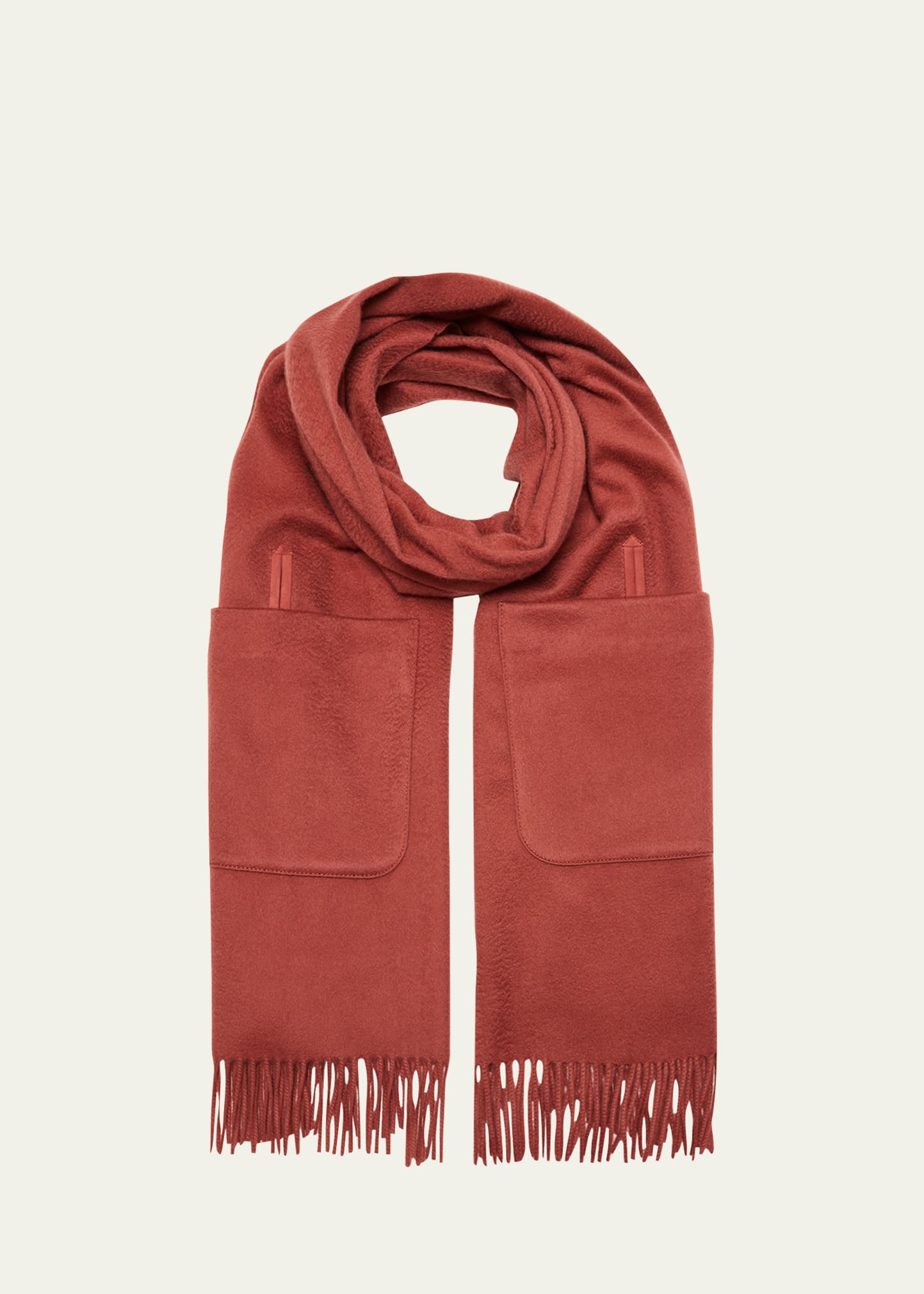 LORO PIANA OPERA THE NICE CASHMERE FRINGE STOLE