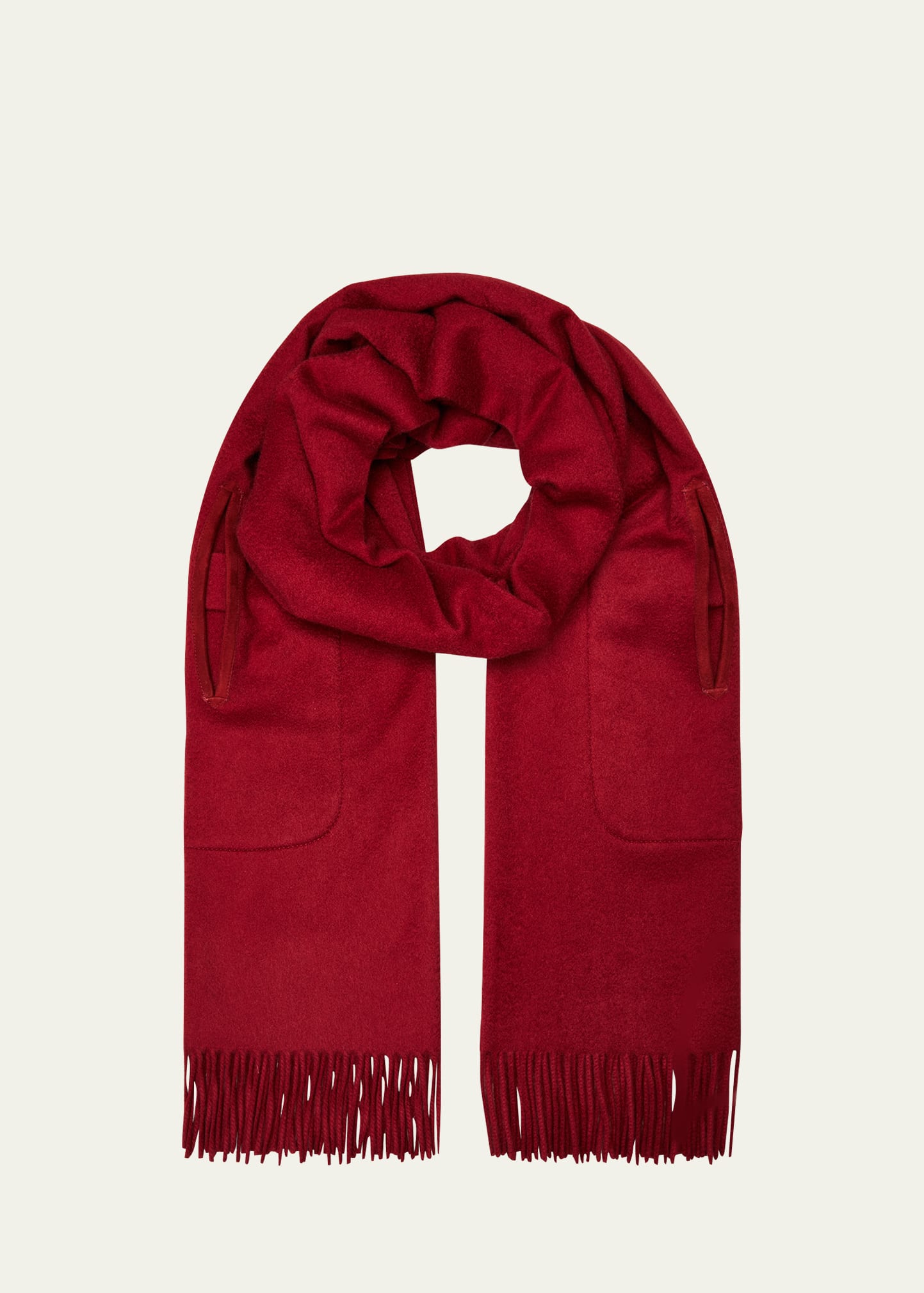 Loro Piana Opera The Nice Cashmere Fringe Stole In Eldeberries