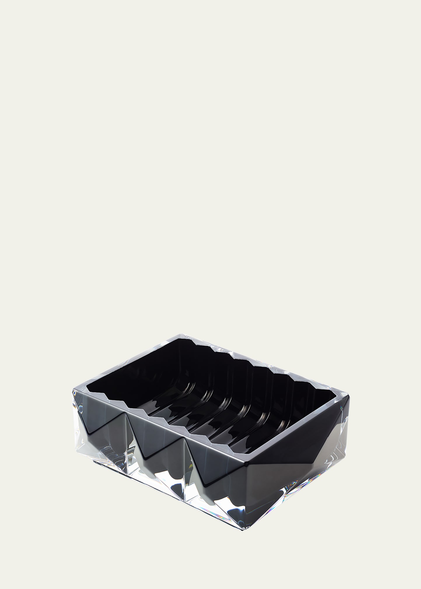Baccarat Louxor Black Catch All Box In Black