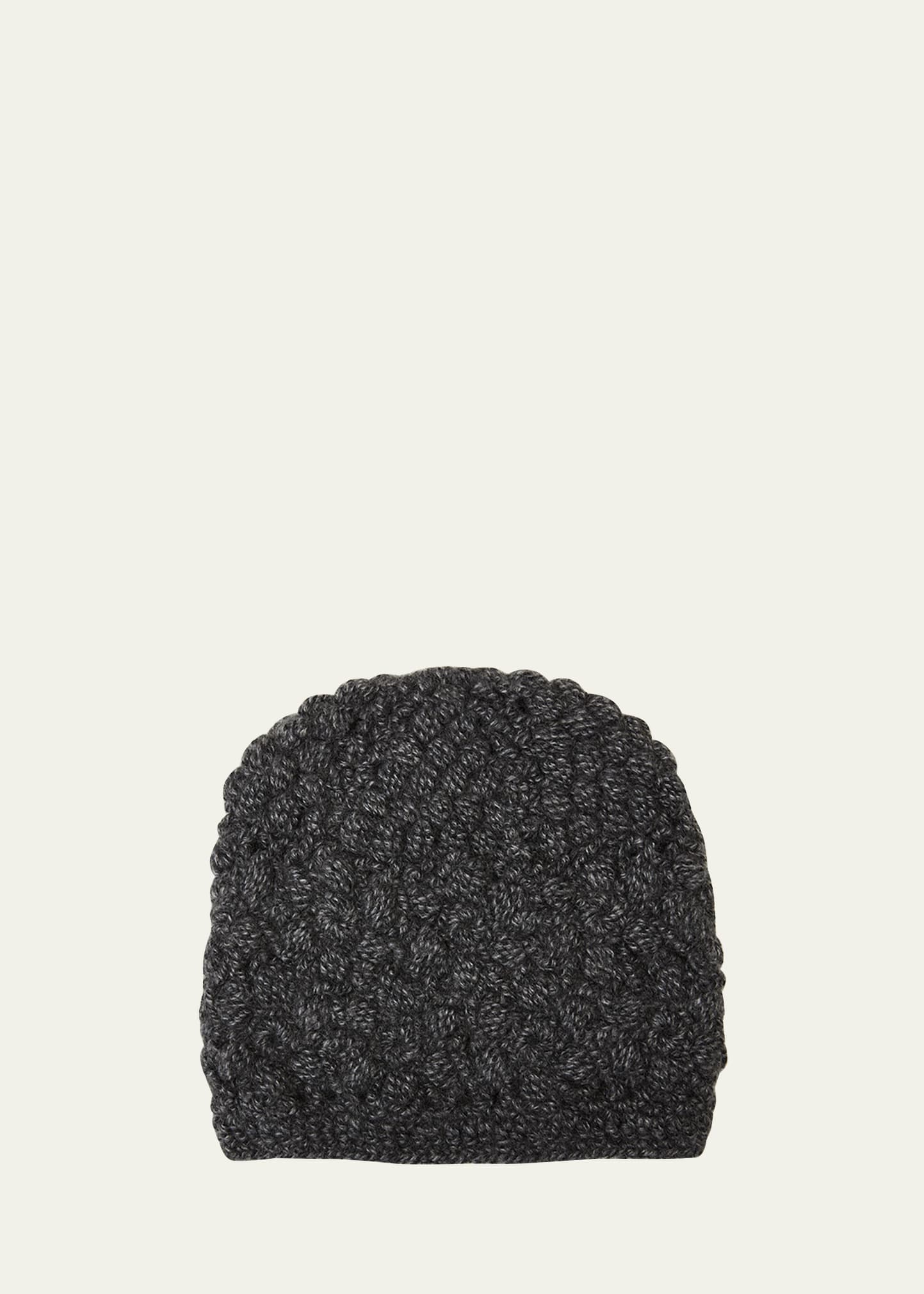 Daphne Flower Cashmere Beanie