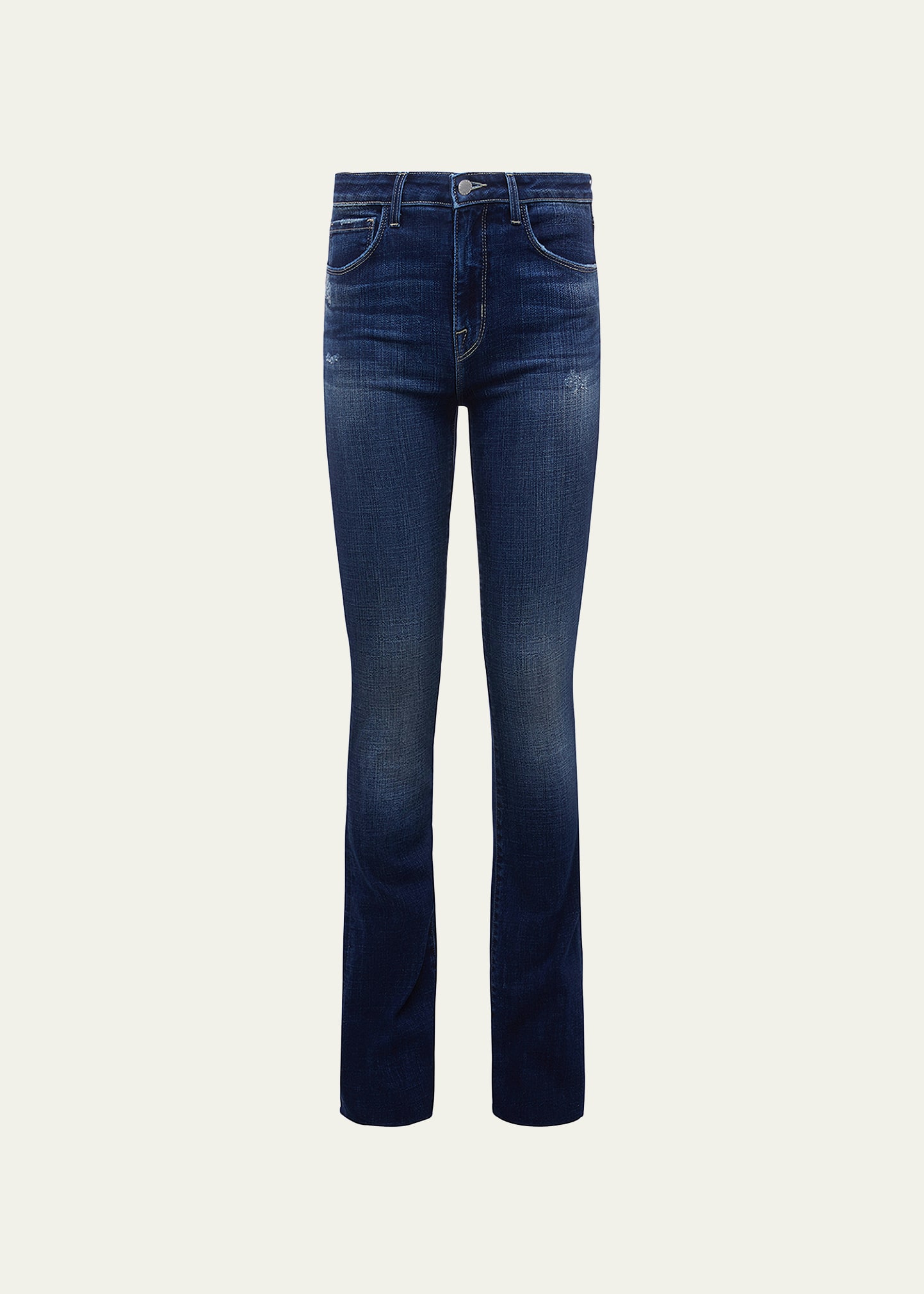 L Agence Ruth High-rise Straight Jeans In Beringer