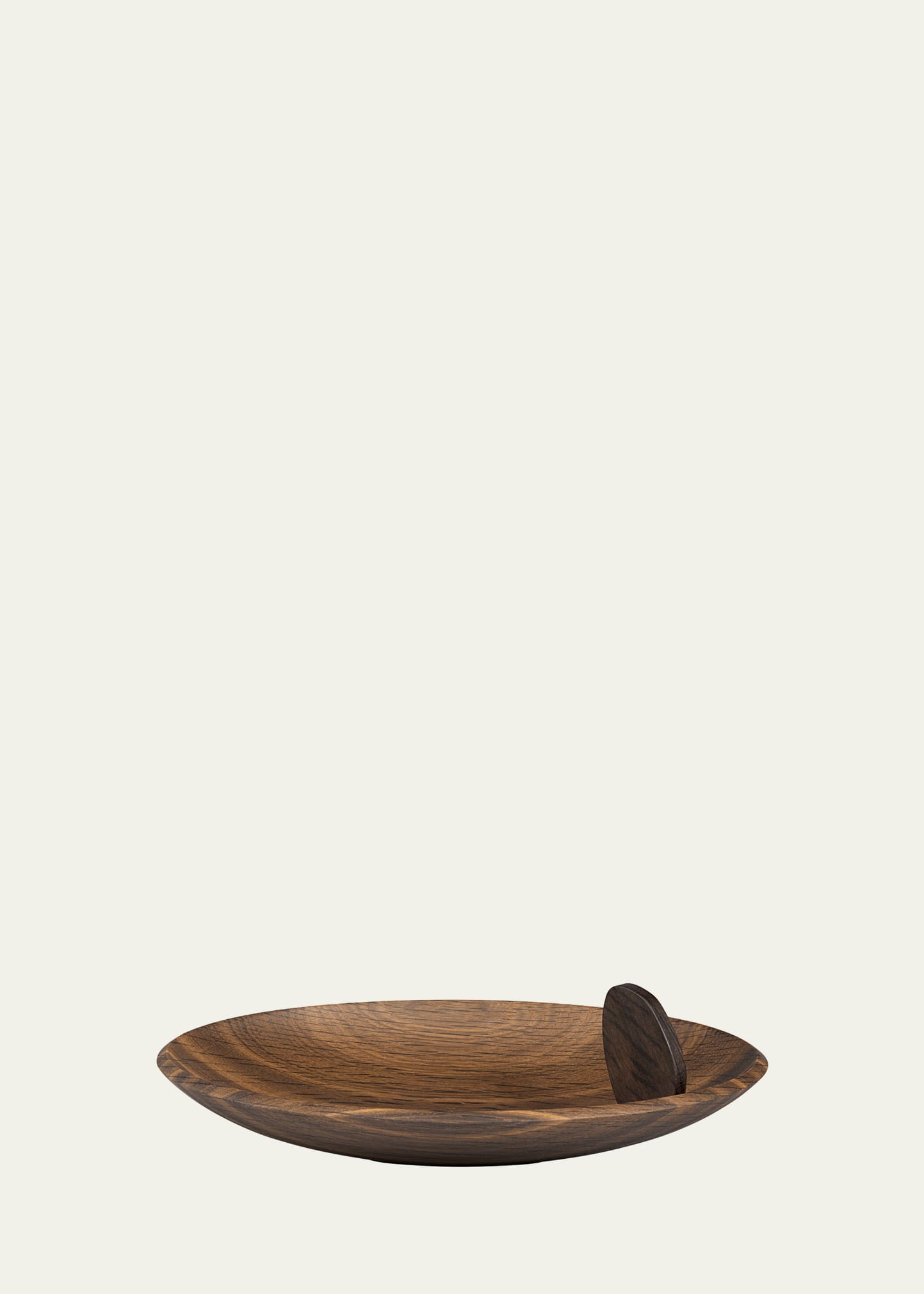 L'objet Kelly Behun Leaf Smoked Oak Oval Bowl