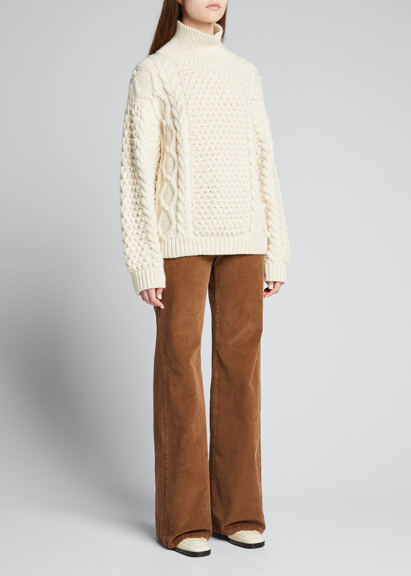 Nili Lotan Hawthorn Wool Turtleneck Sweater