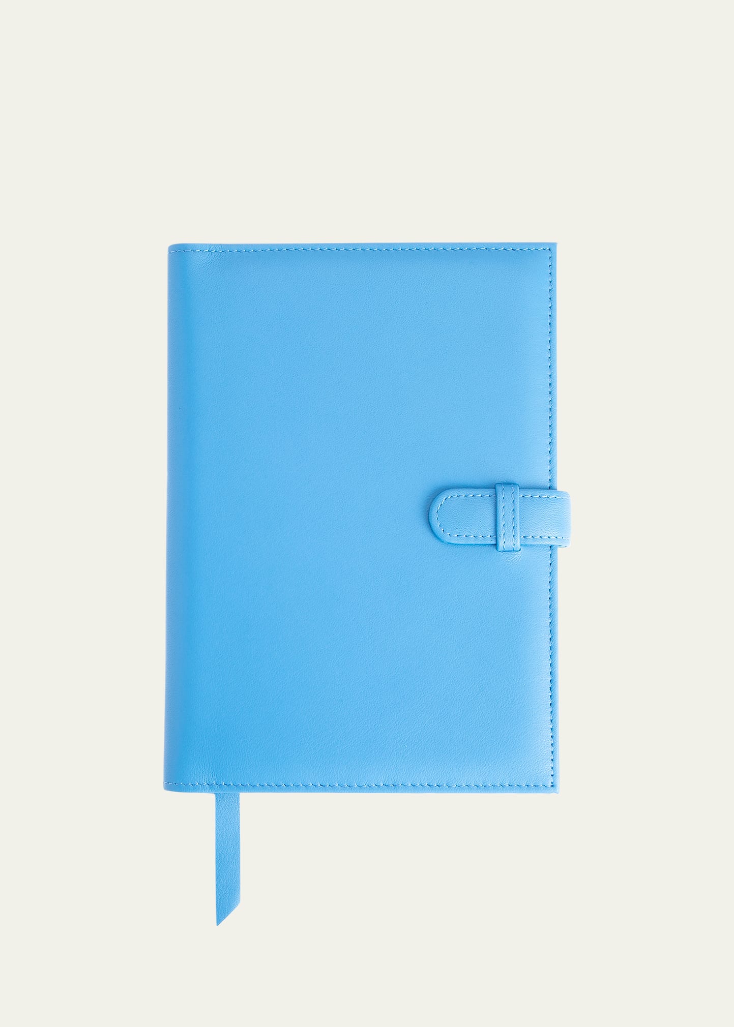 Royce New York Personalized Executive Leather Daily Planner In Light Blue