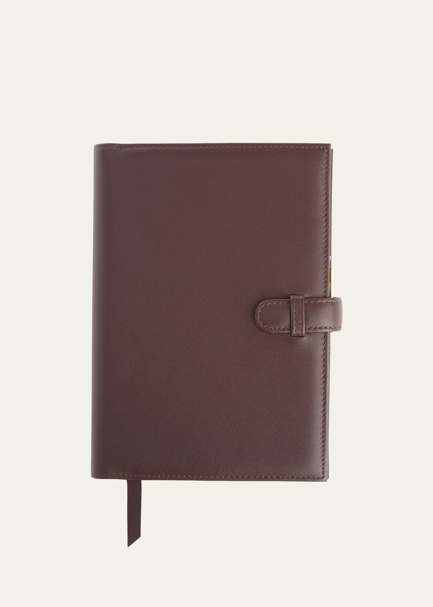 Royce New York Personalized Executive Leather Daily Planner In Burgundy