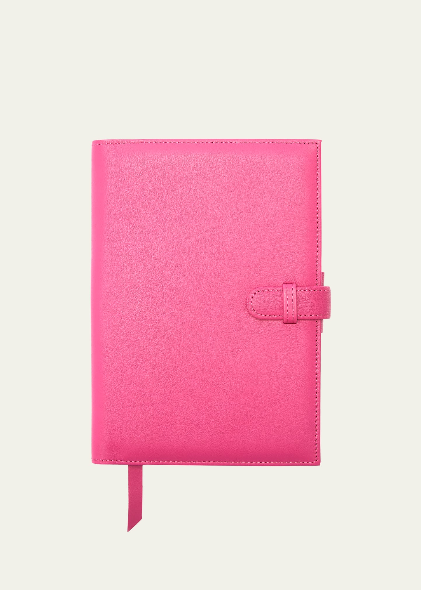 Royce New York Personalized Executive Leather Daily Planner In Bright Pink