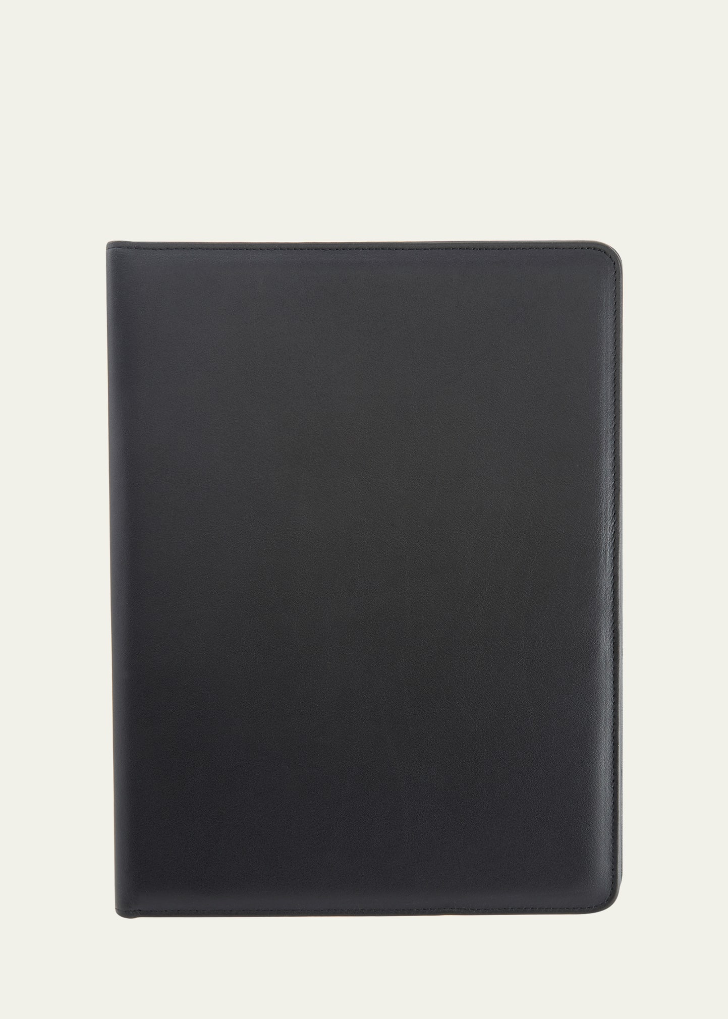 Royce New York Personalized Executive Leather Document Organizer Folder In Black