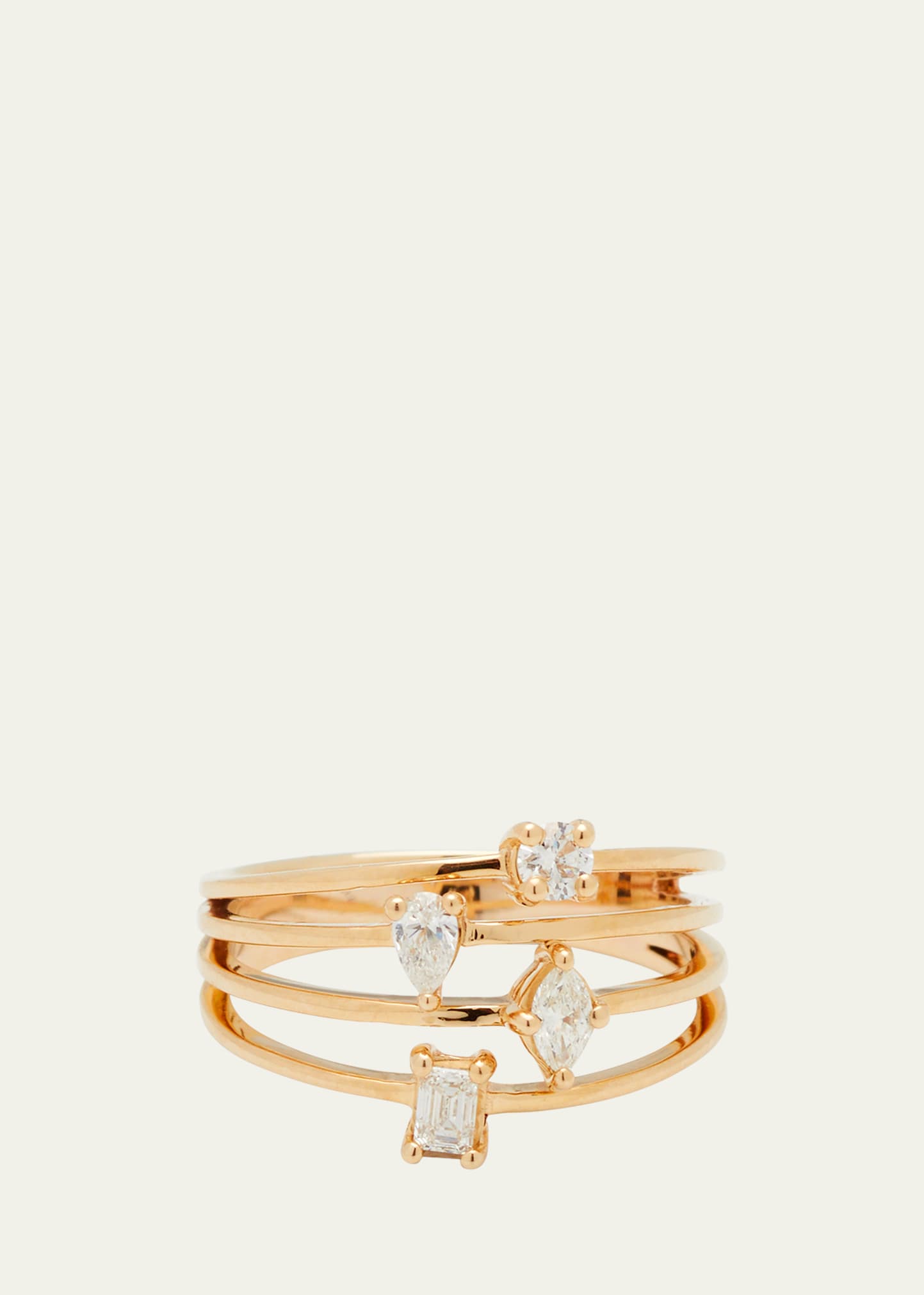 LANA JEWELRY Multi-Band Diamond Ring