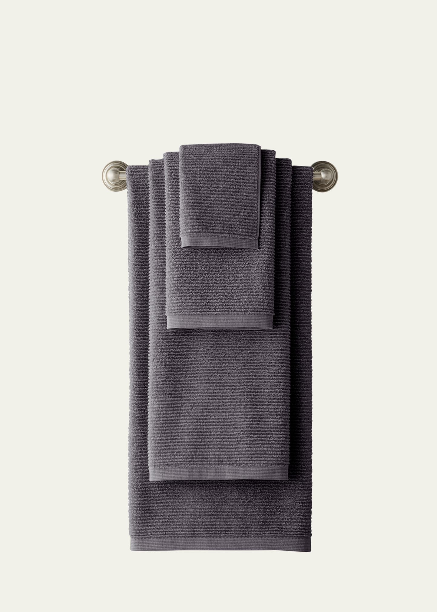 Matouk Aman Wash Cloth In Gray