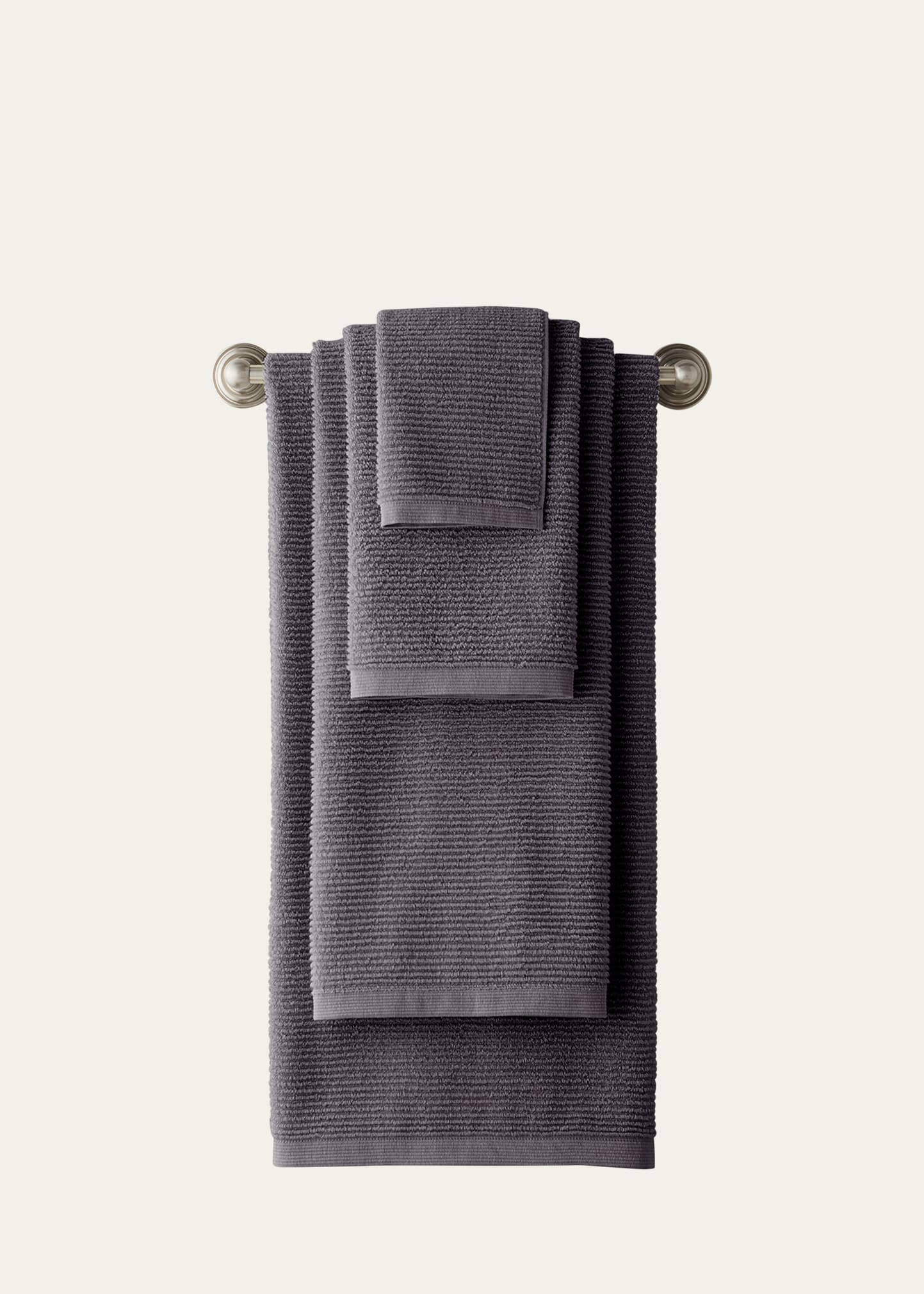 Matouk Aman Hand Towel In Anthracite