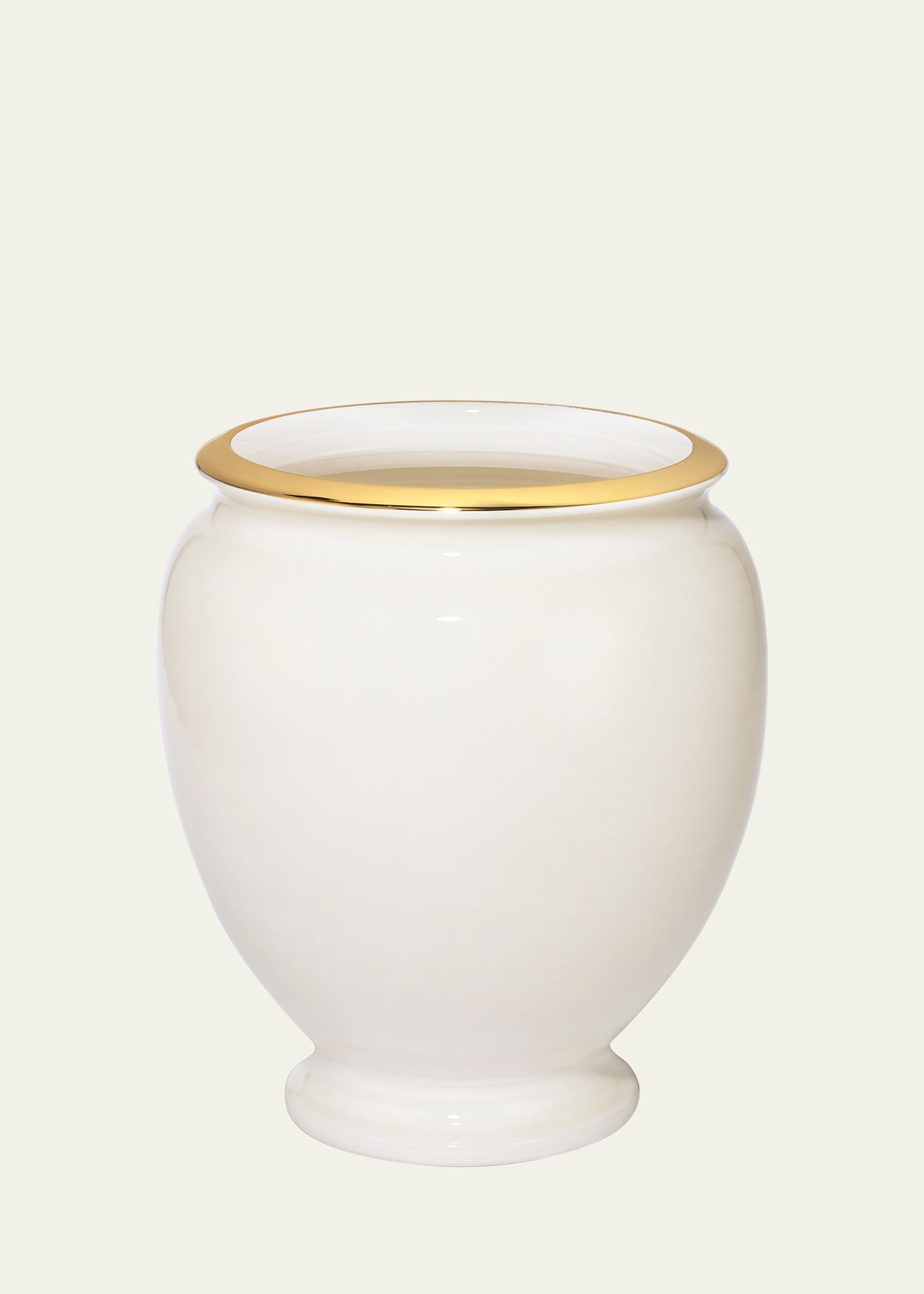 Aerin Siena Medium Vase In Cream