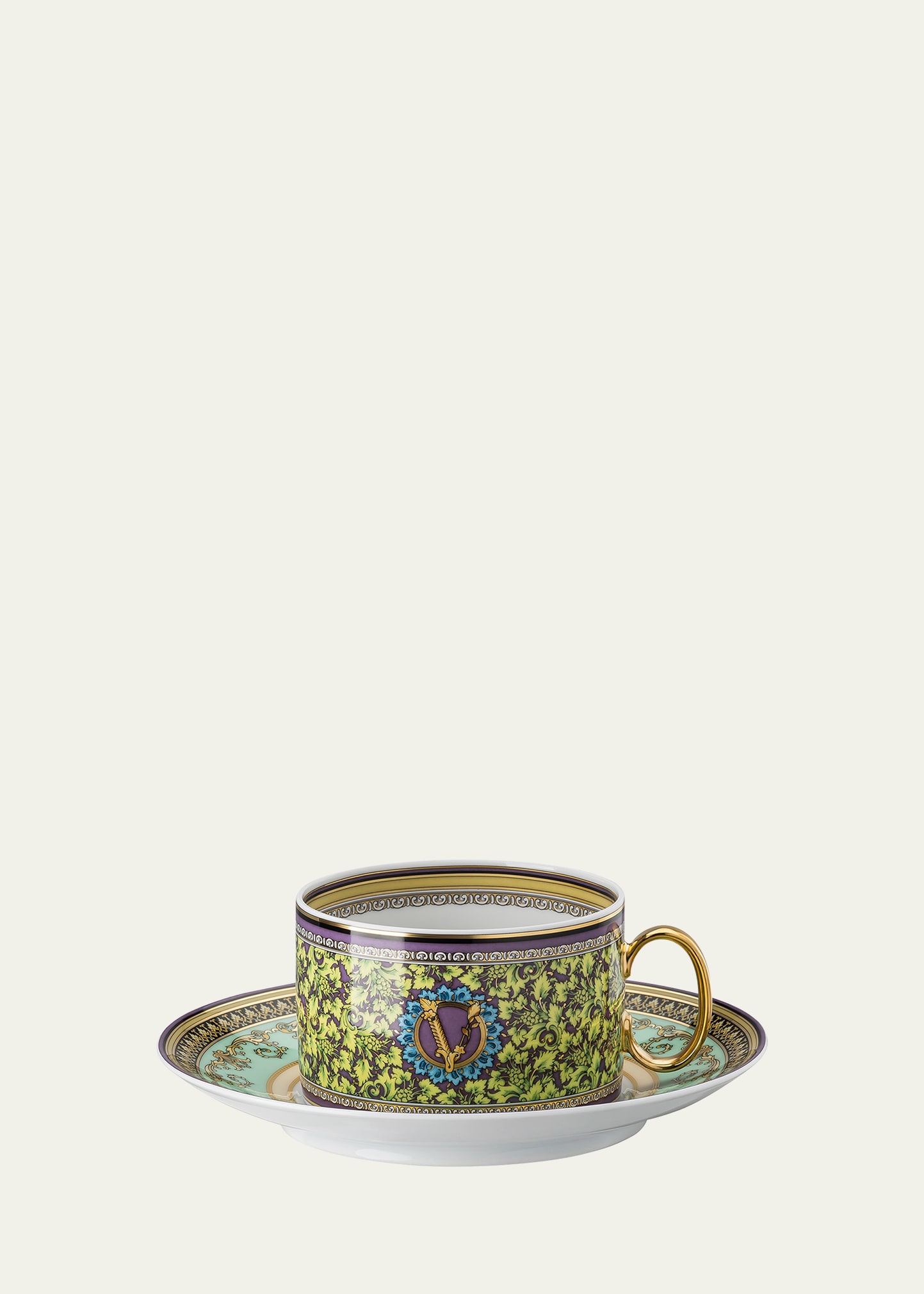 Versace Barocco Mosaic Tea Cup & Saucer