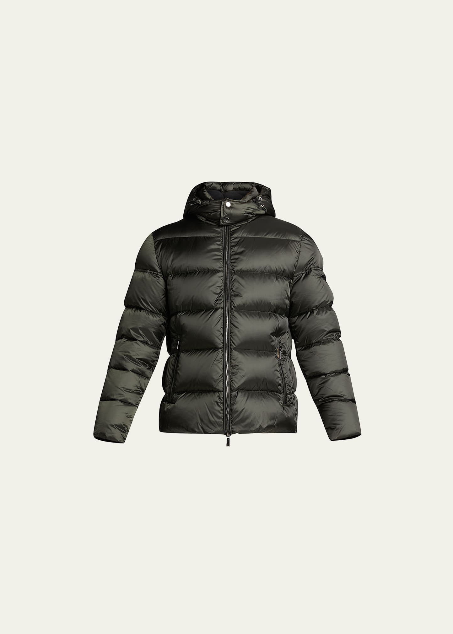 Moorer hooded rain jacket - Black