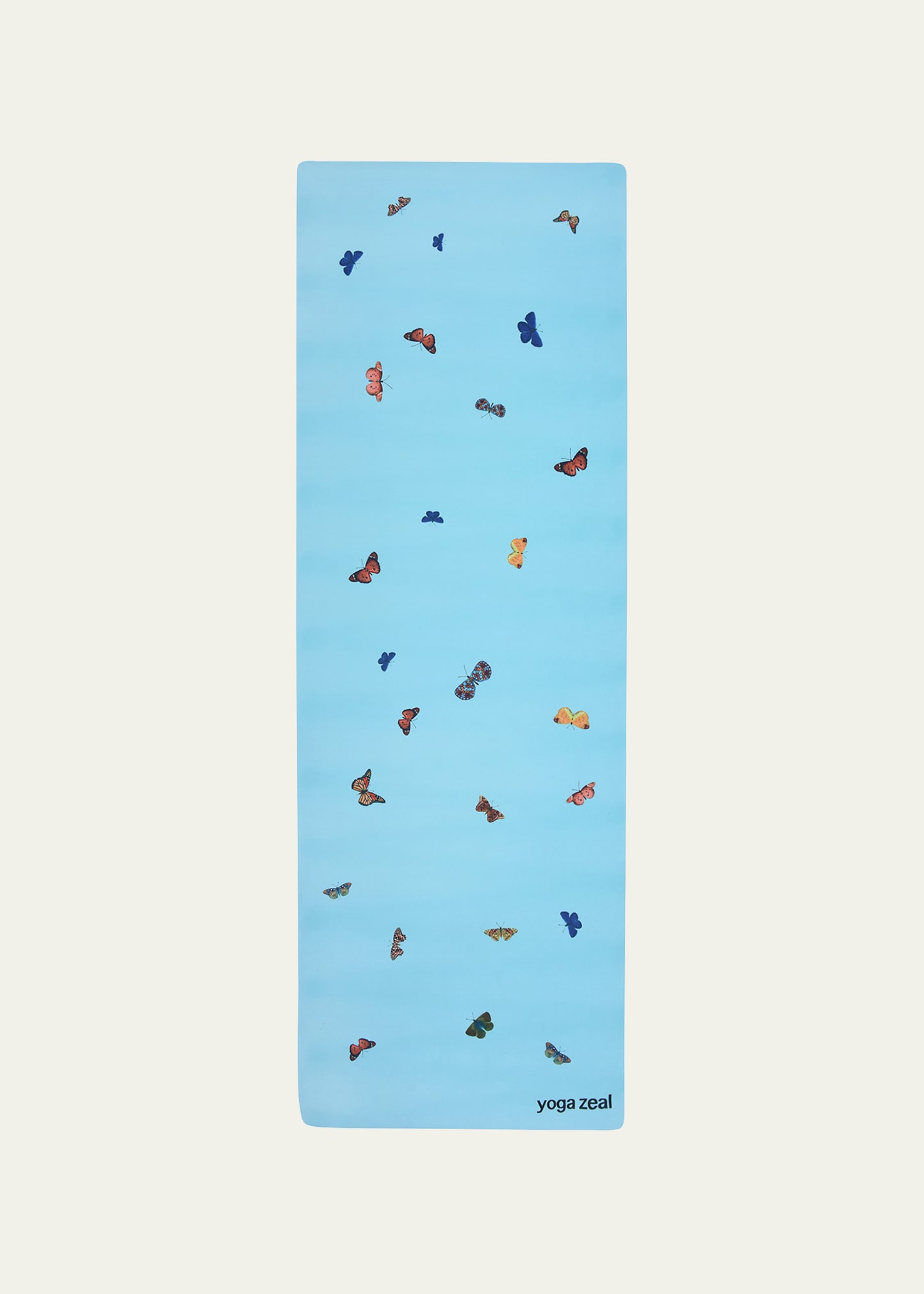 YOGA ZEAL BUTTERFLY PRINTED YOGA MAT