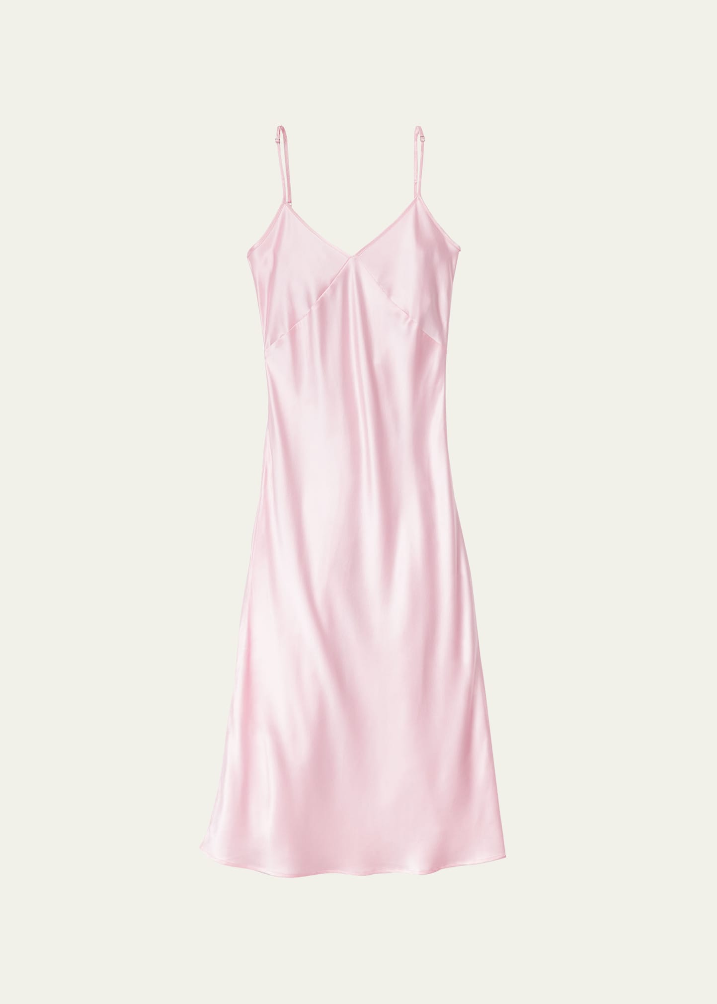 Shop Petite Plume Cosette Silk Empire Nightgown In Pink