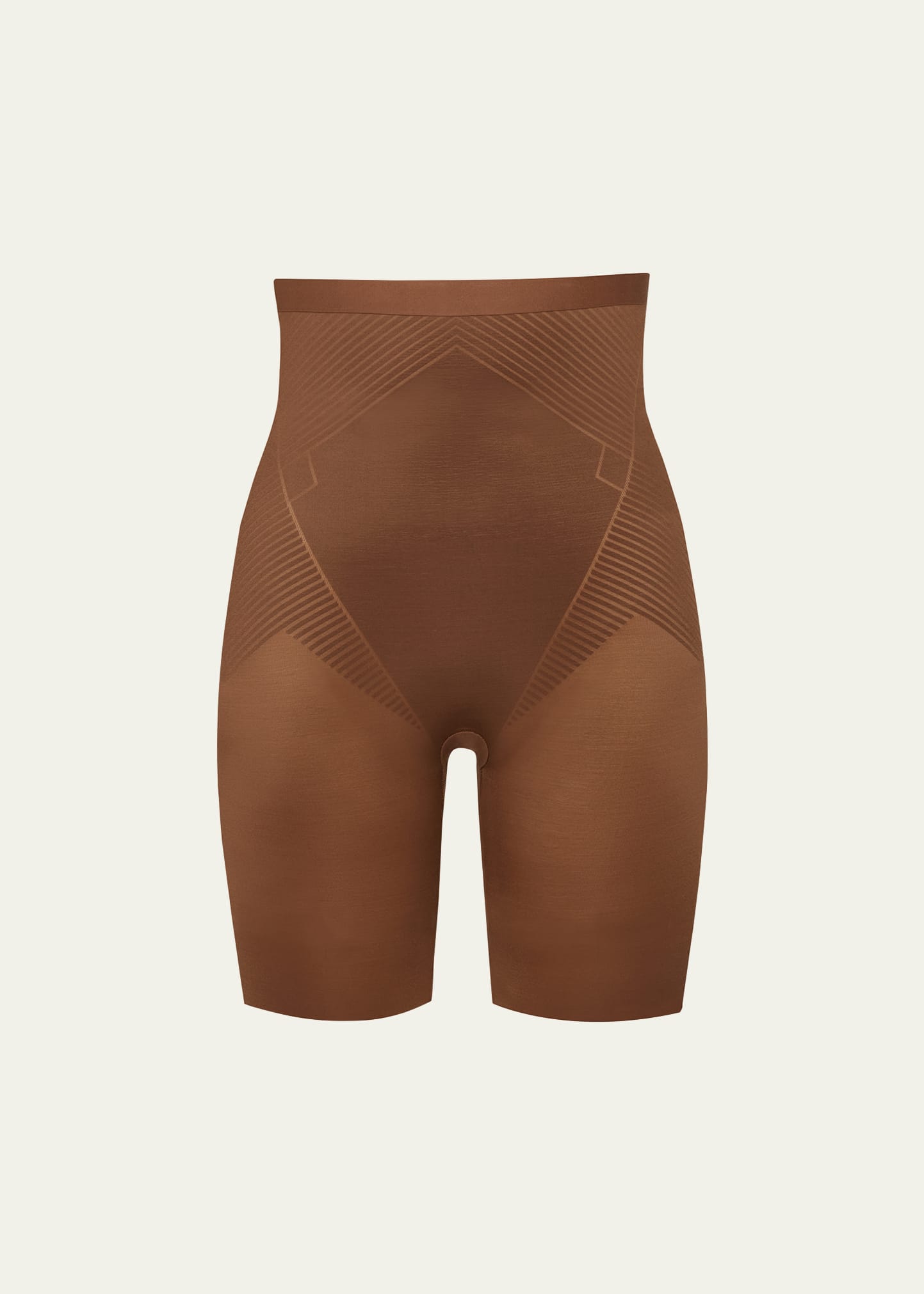 Thinstincts 2.0 High-Waisted Mid-Thigh Short - Cafe Au Lait