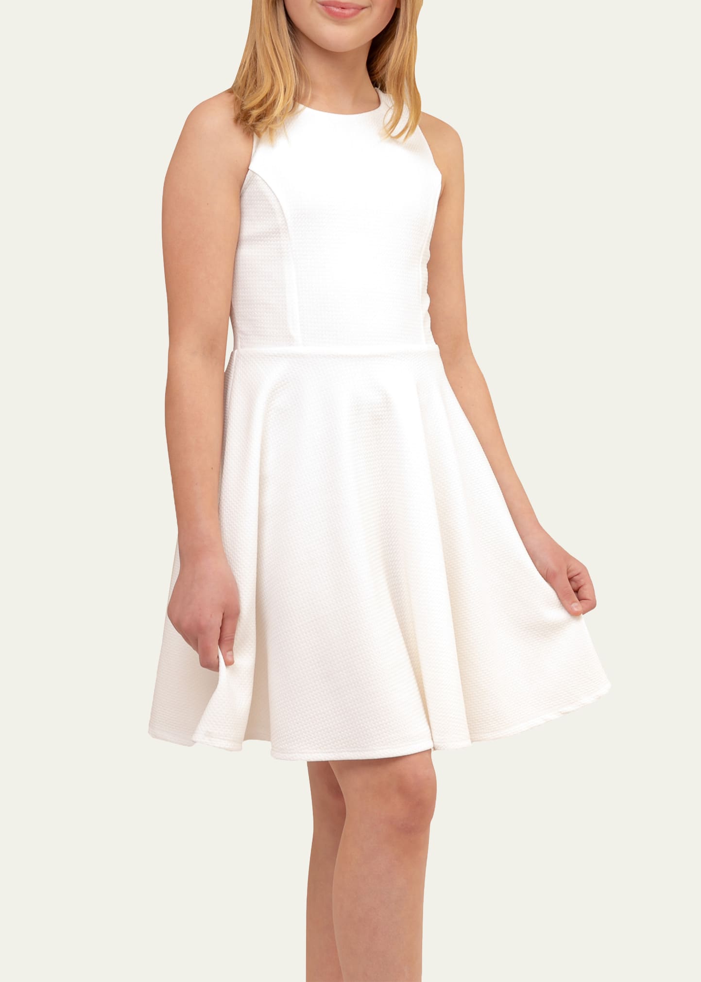 Girl's Tiered Sleeve Sheath Dress, Size 7-16